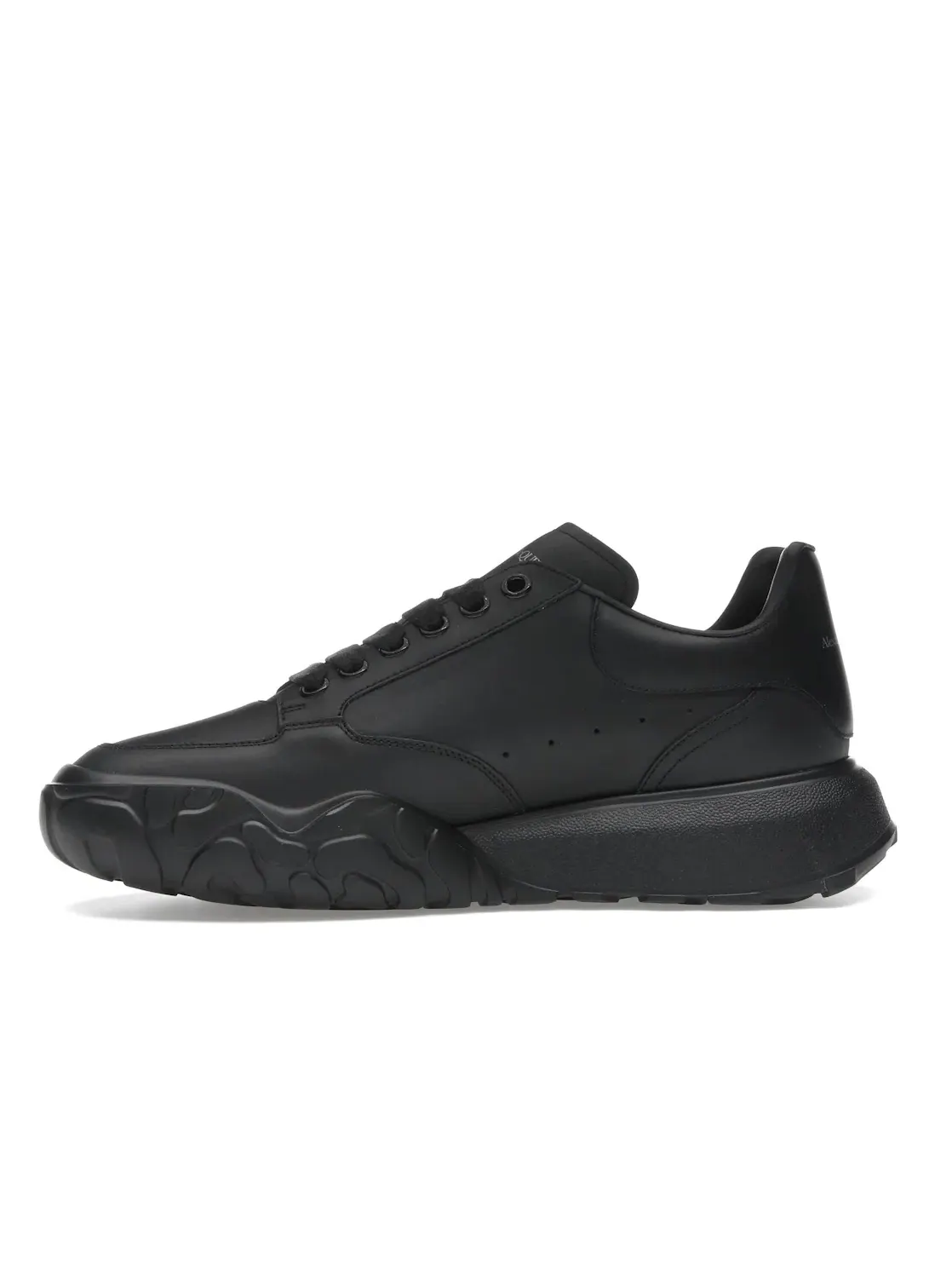 Мужские кроссовки Alexander McQueen Court Trainers — изображение 3 из 4, черный/черный