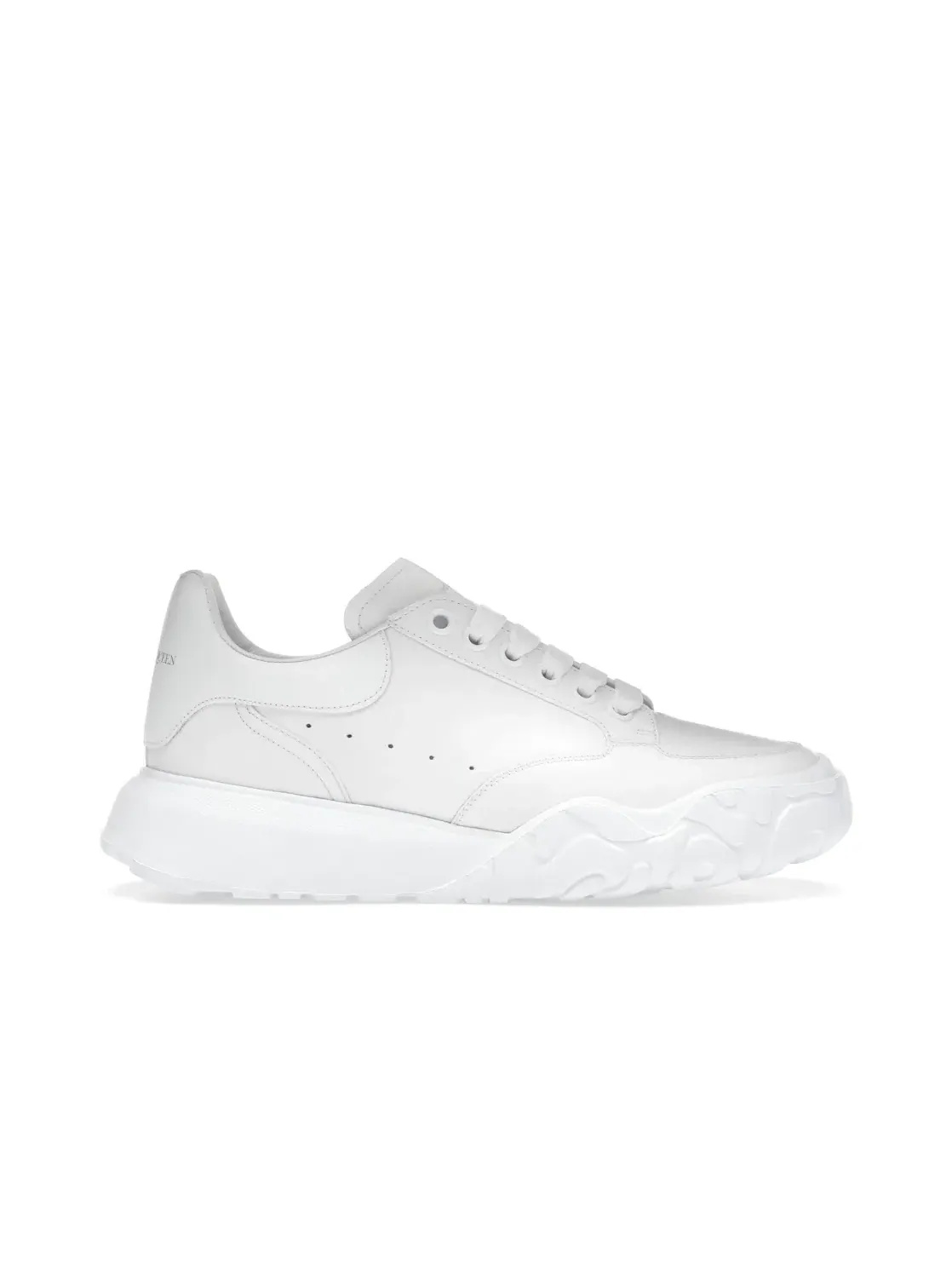 Женские кроссовки белые Alexander McQueen Court Trainers — изображение 1 из 4, белый белый