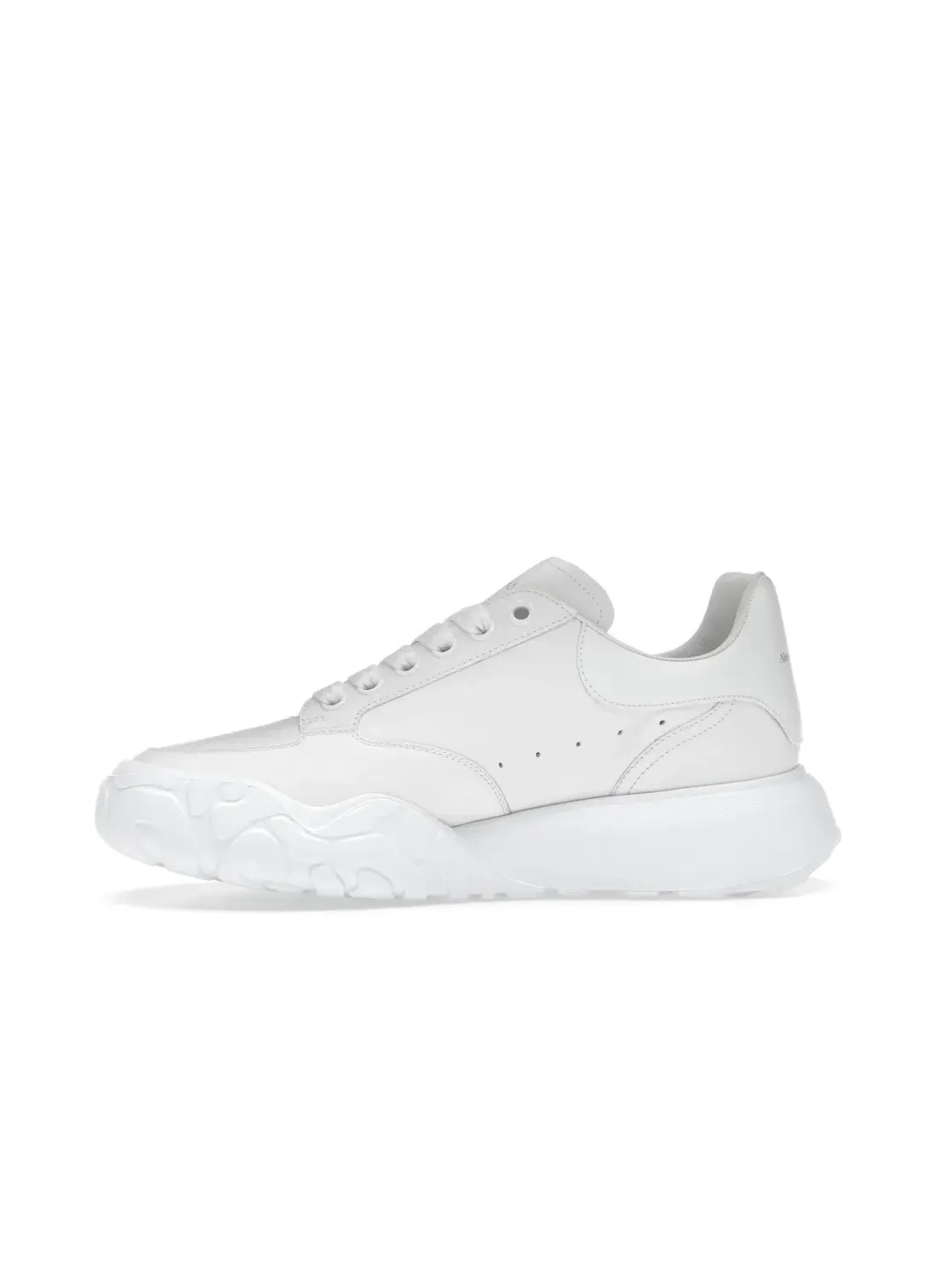Женские кроссовки белые Alexander McQueen Court Trainers — изображение 3 из 4, белый белый