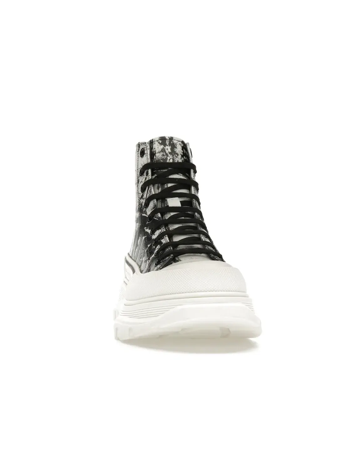 Мужские ботинки Graffiti Tread Slick Boot Alexander McQueen — изображение 2 из 4, белый/черный