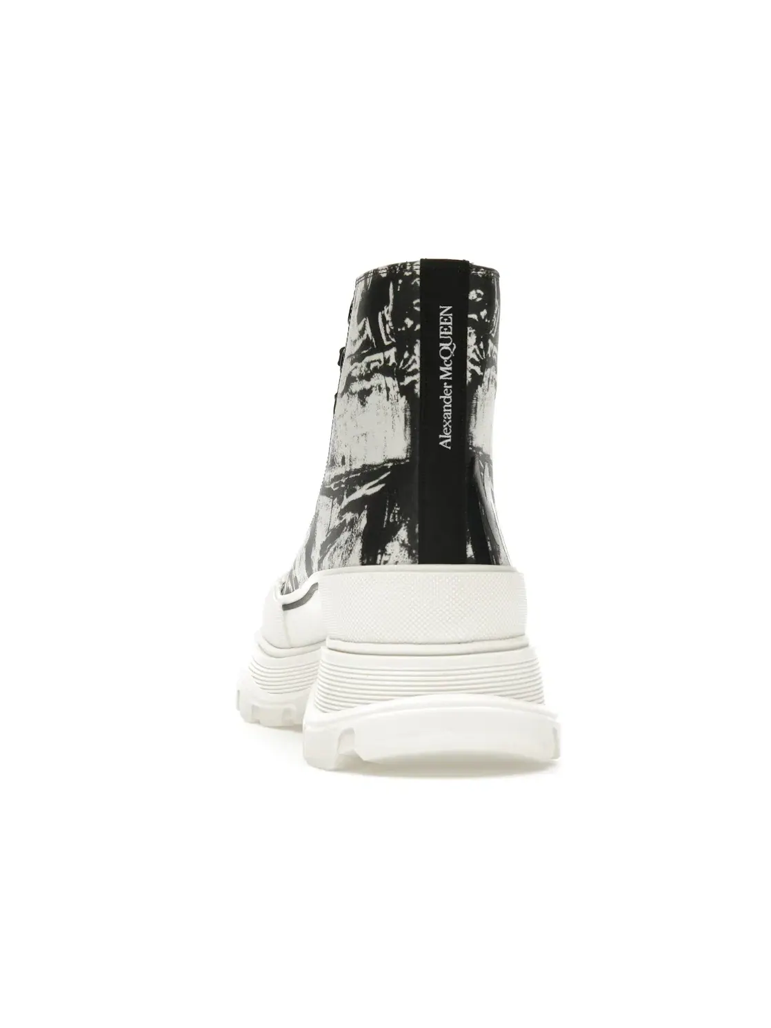 Мужские ботинки Graffiti Tread Slick Boot Alexander McQueen — изображение 4 из 4, белый/черный
