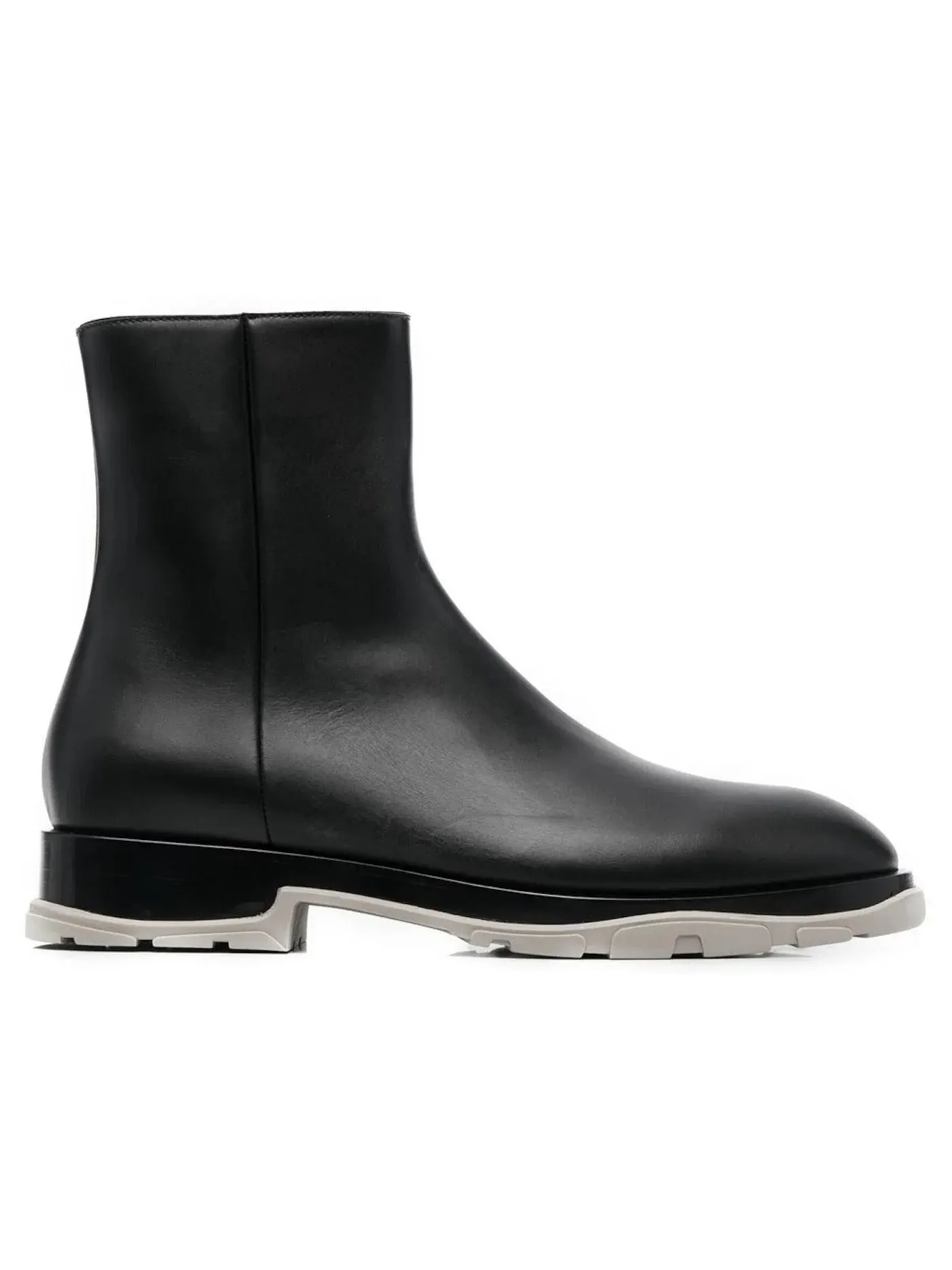 Мужские ботинки из кожи с модельным названием Alexander McQueen Half Leather Boot Alexander McQueen — изображение 1 из 2