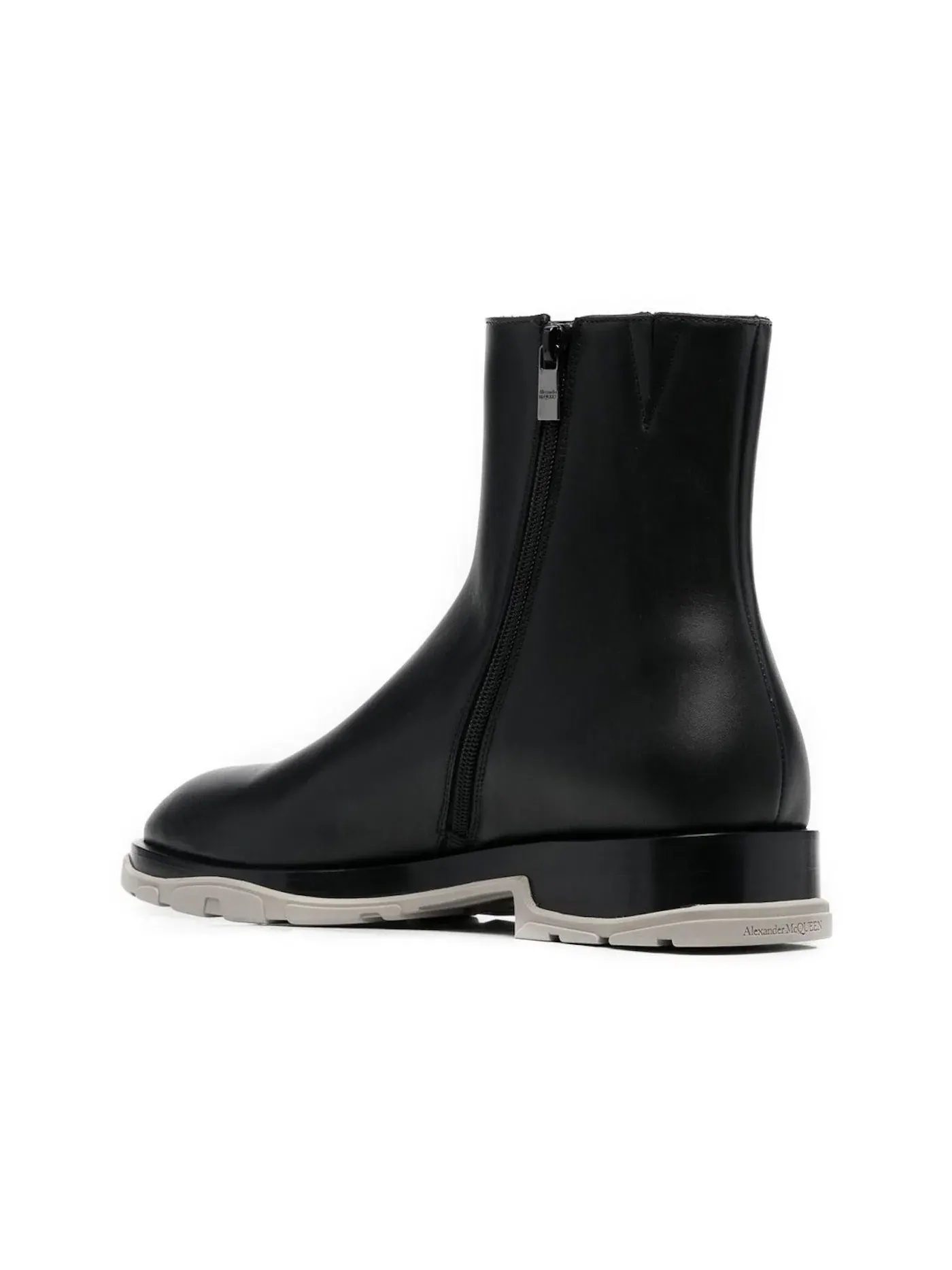Мужские ботинки из кожи с модельным названием Alexander McQueen Half Leather Boot Alexander McQueen — изображение 2 из 2