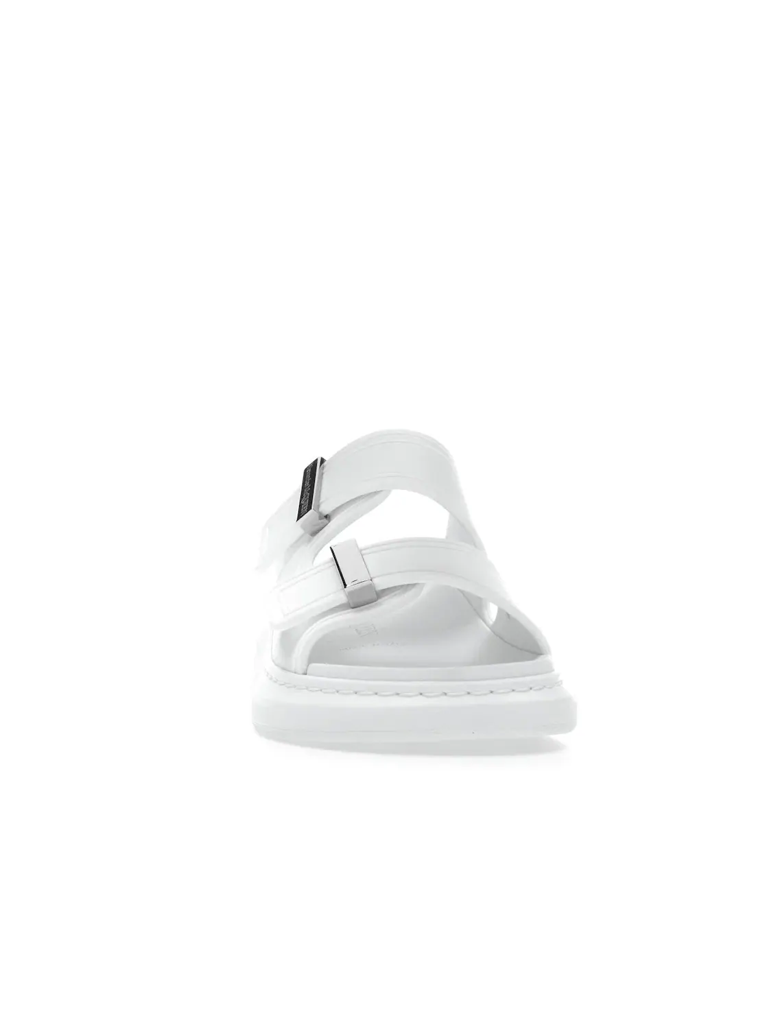 Женские сандалии с пряжкой Hybrid Buckled Alexander McQueen — изображение 2 из 4, белый