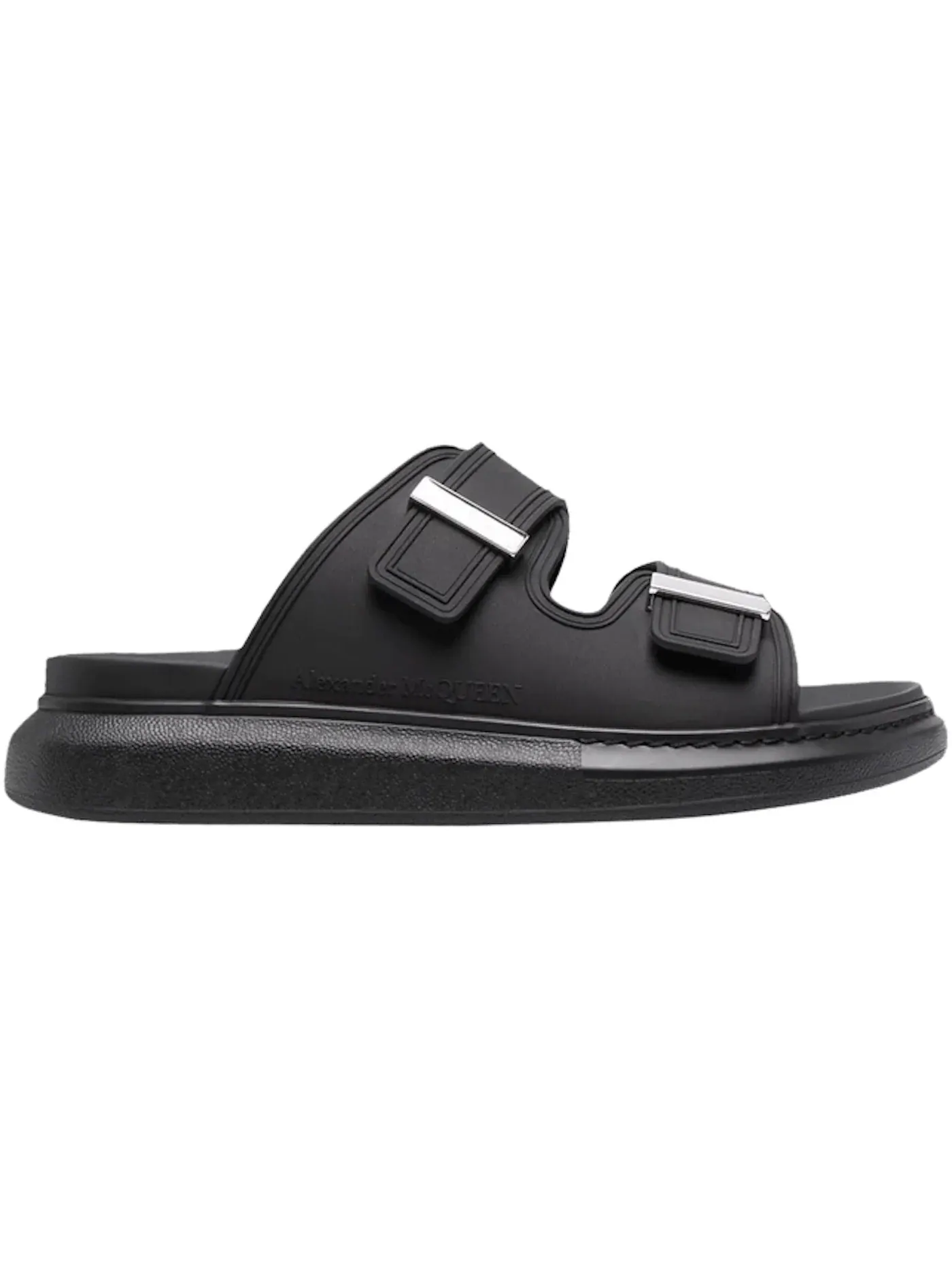 Женские сандалии с пряжками Hybrid Buckled Rubber Alexander McQueen