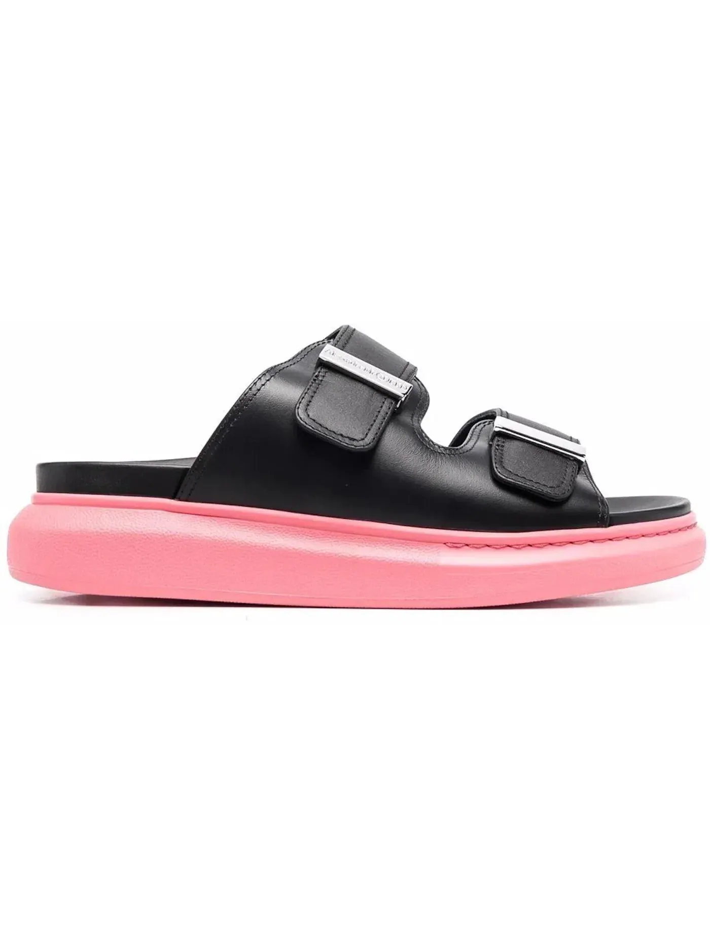 Женские сандалии с пряжкой Hybrid Buckled Rubber Alexander McQueen