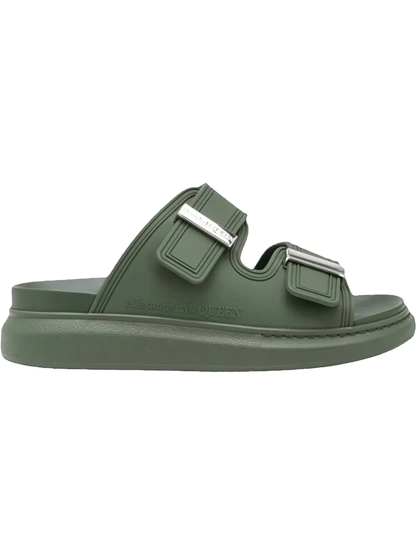 Мужские сандалии с пряжками Hybrid Double Buckle Sandal Alexander McQueen