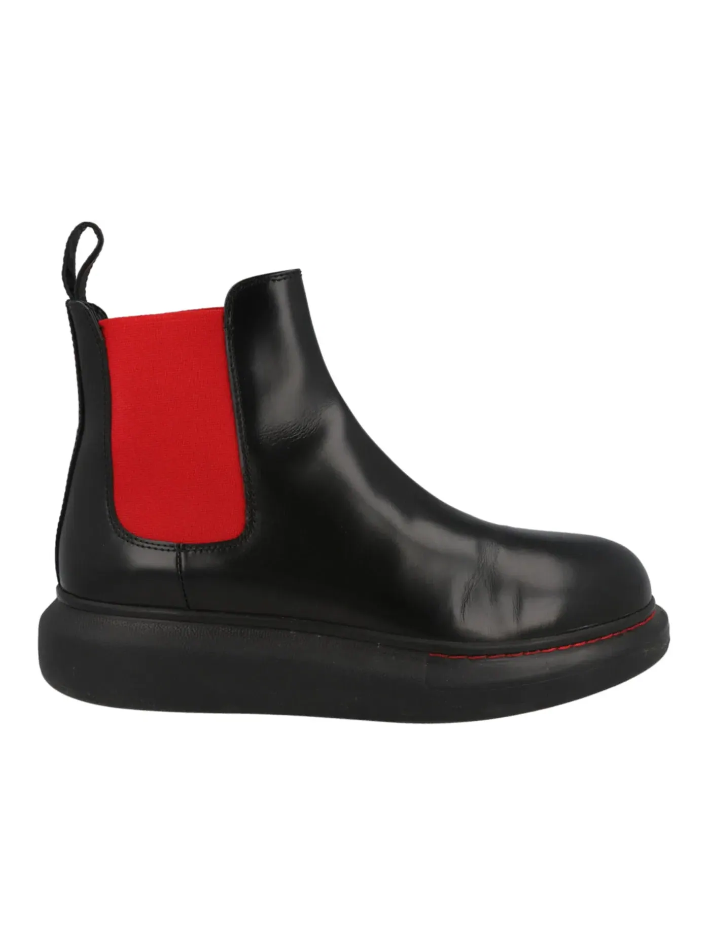 Женские ботинки челси кожаные Alexander McQueen — изображение 1 из 1, черный