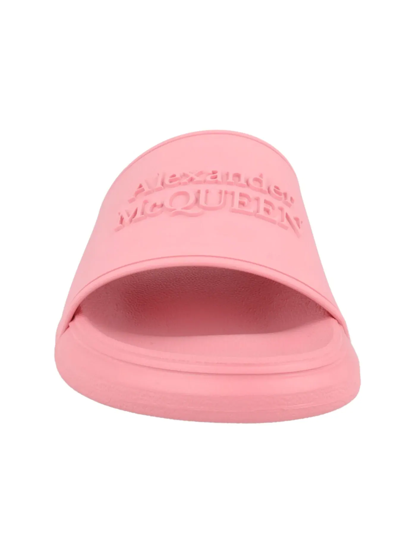 Женские шлепанцы с логотипом Alexander McQueen — изображение 4 из 5, розовый