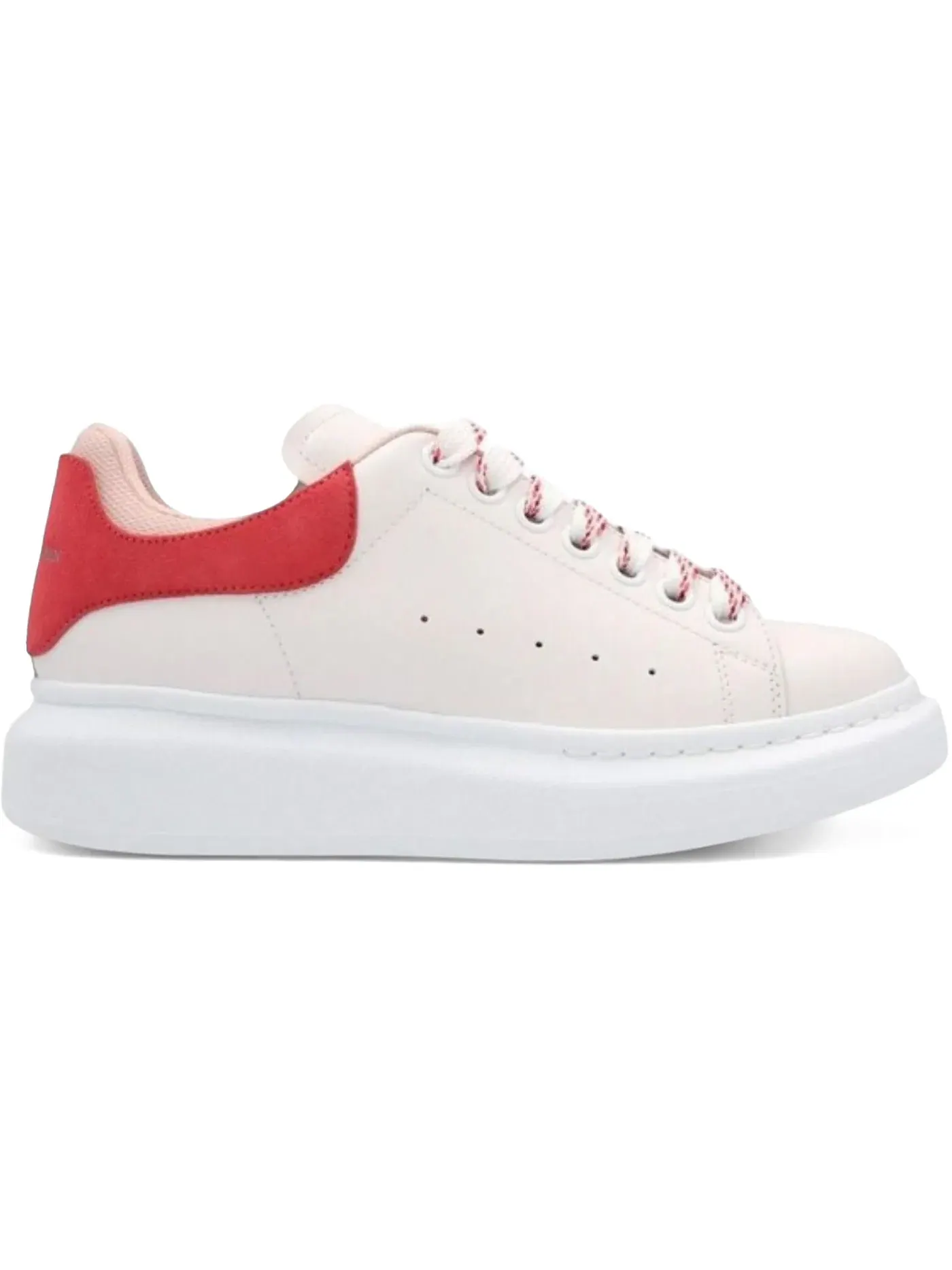 Женские кроссовки Oversized Alexander McQueen — изображение 1 из 1, бежевый/красный