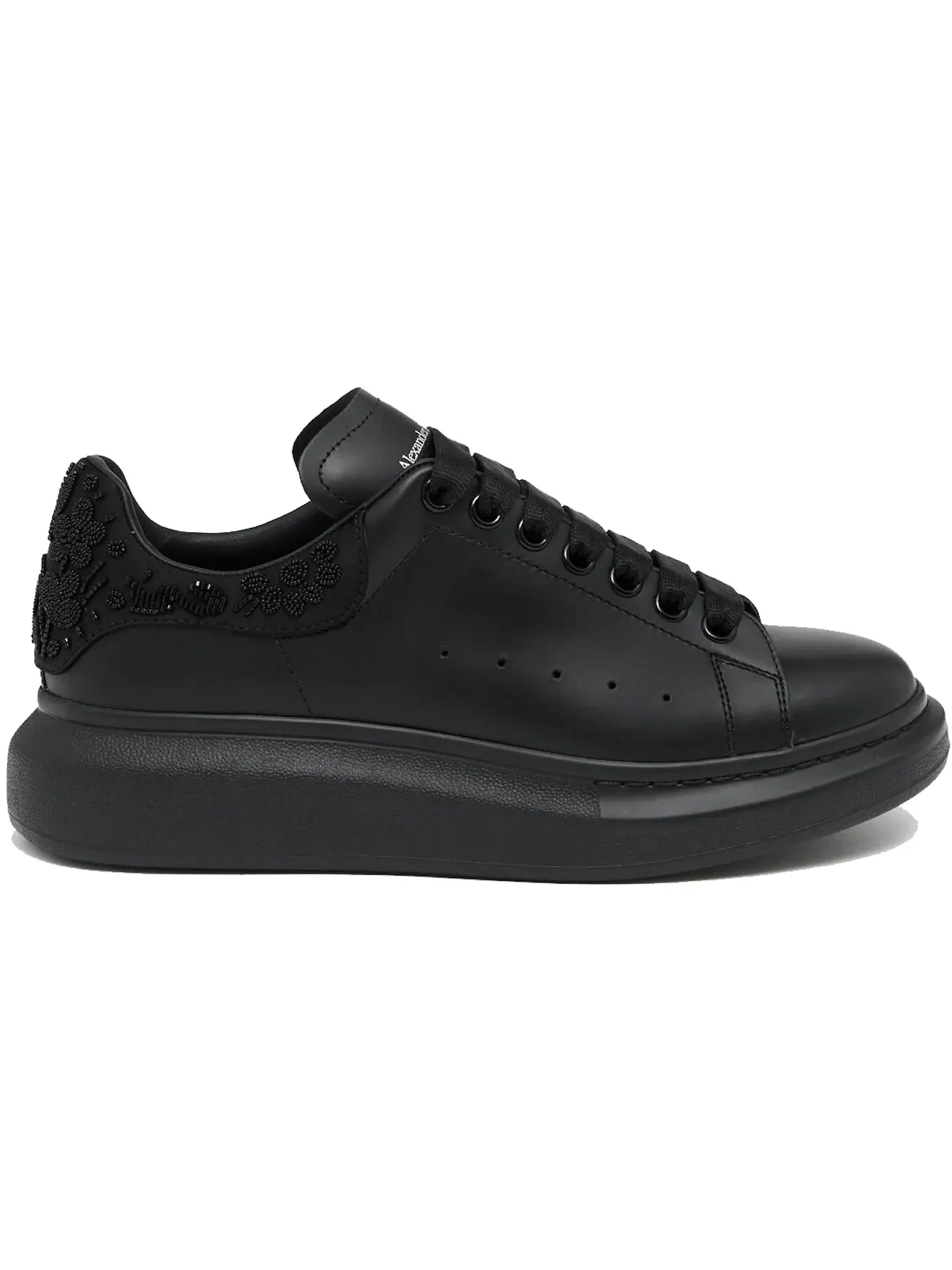 Мужские кроссовки с принтом Oversized Alexander McQueen — изображение 1 из 1, черный