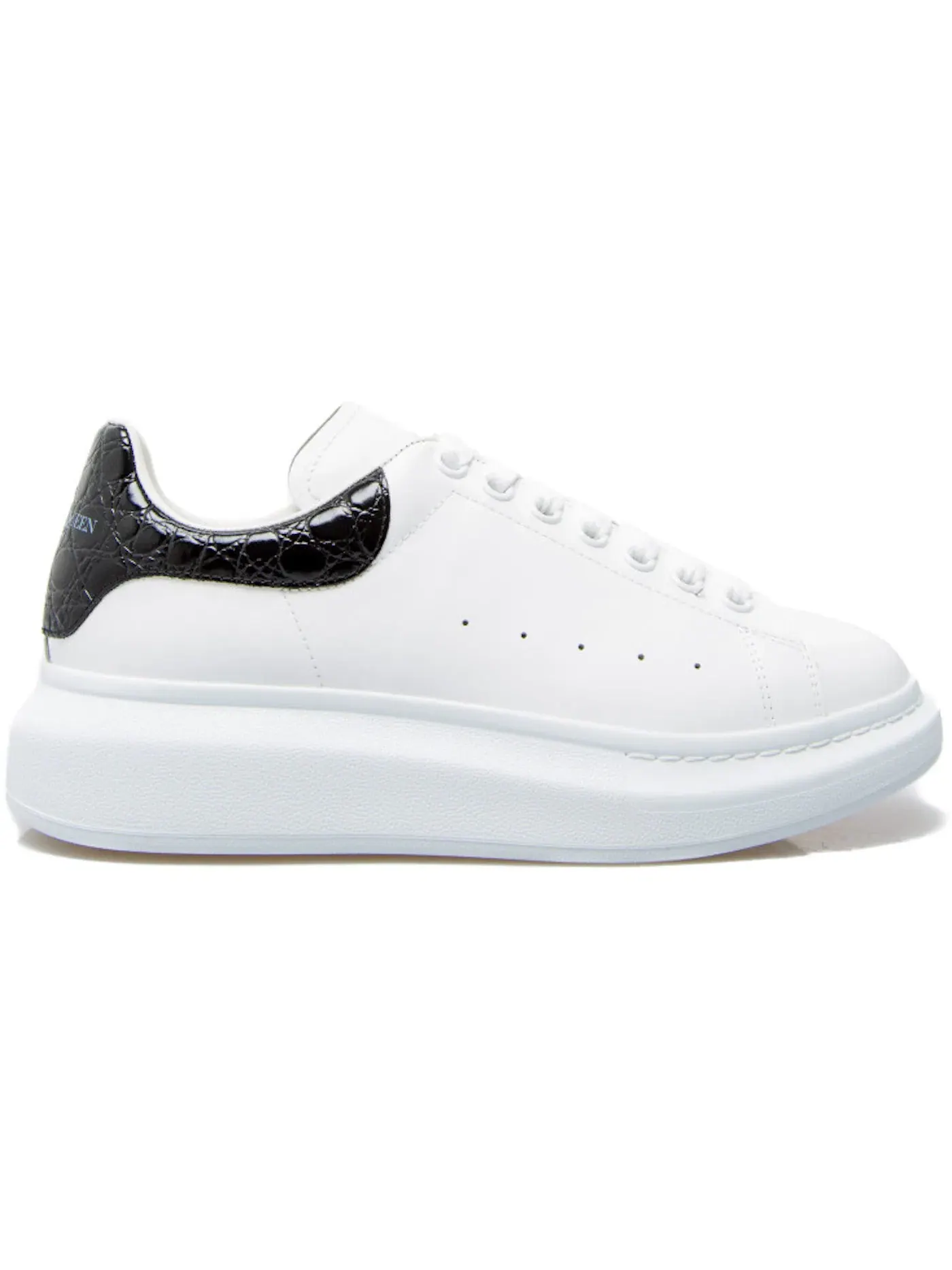Мужские кроссовки Oversized Alexander McQueen — изображение 1 из 1, белый/черный