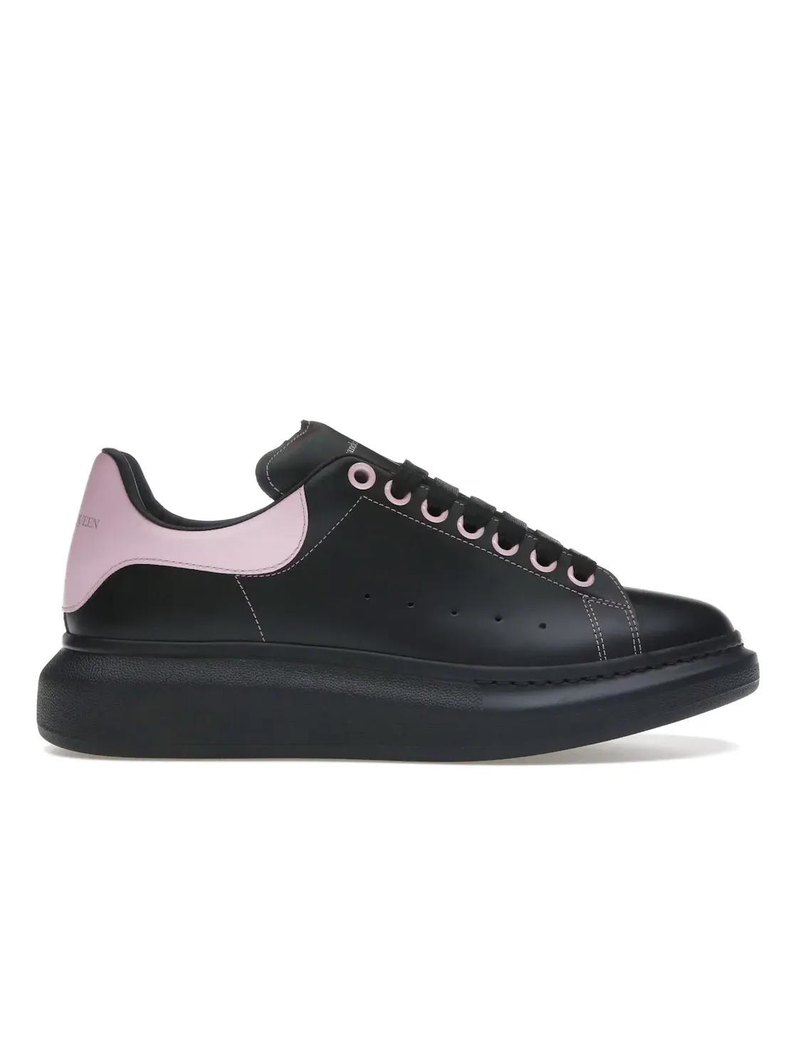 Мужские кроссовки Oversized Alexander McQueen — изображение 1 из 4, черный/розовый