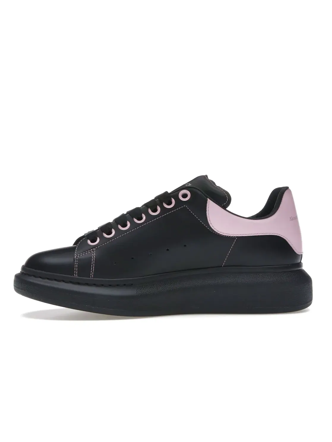 Мужские кроссовки Oversized Alexander McQueen — изображение 3 из 4, черный/розовый