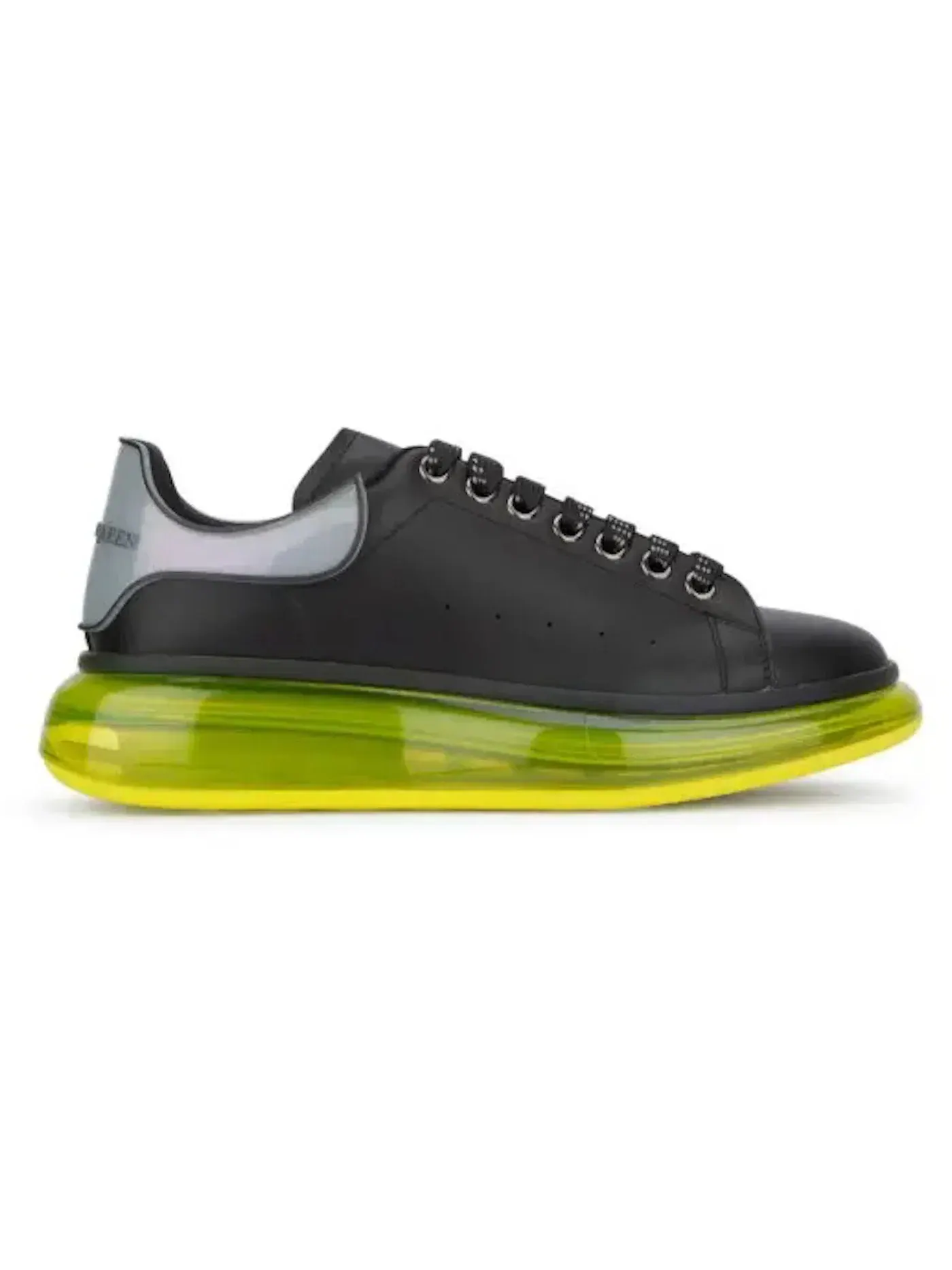 Мужские кроссовки Oversized Alexander McQueen — изображение 1 из 1, черный/неоновый зеленый