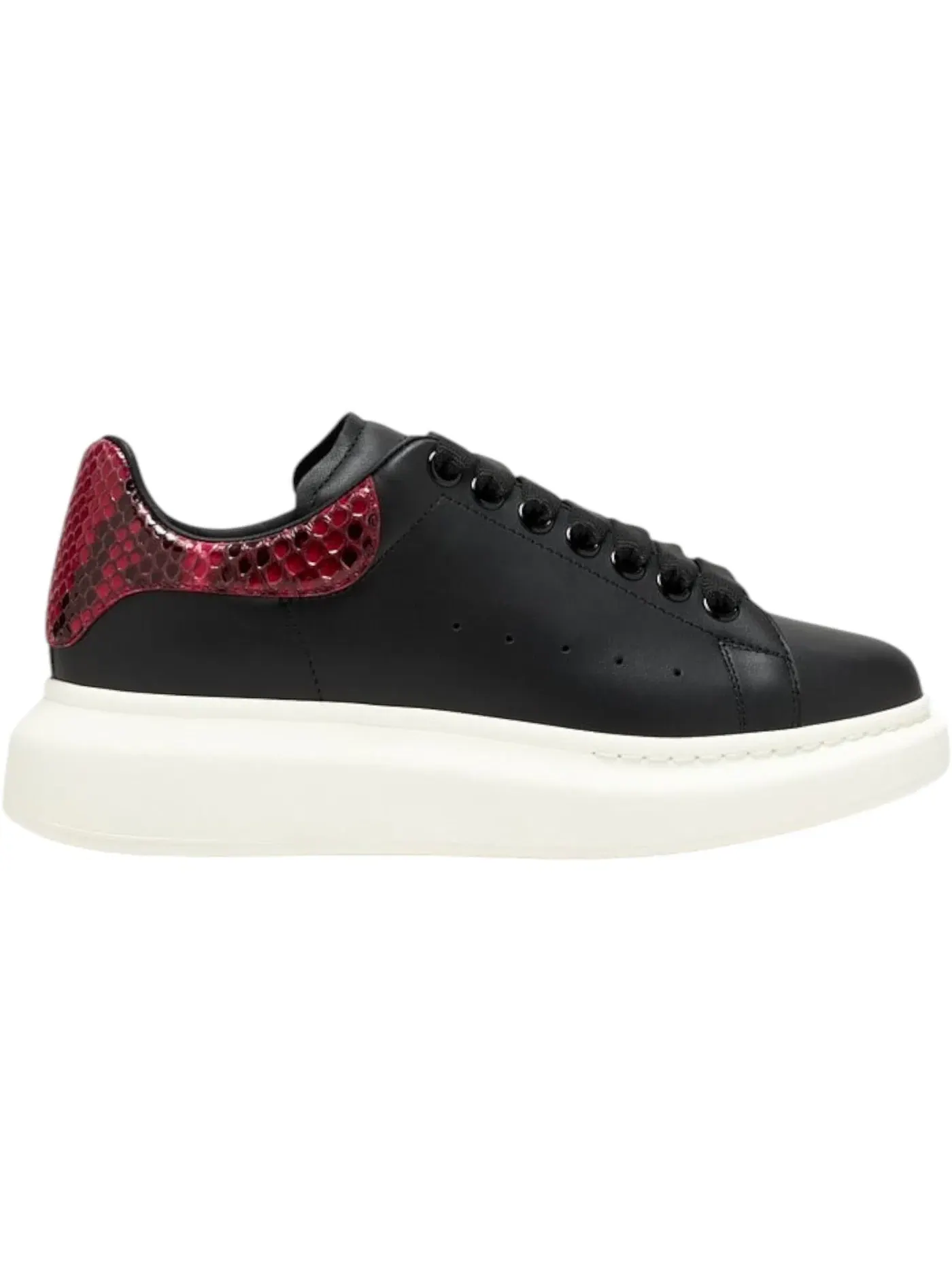 Женские кроссовки с принтом Oversized Alexander McQueen — изображение 1 из 1, черный