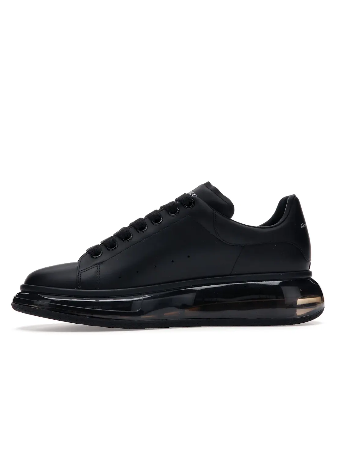 Мужские кроссовки с блестящей подошвой Alexander McQueen Oversized Alexander McQueen — изображение 3 из 4, черный