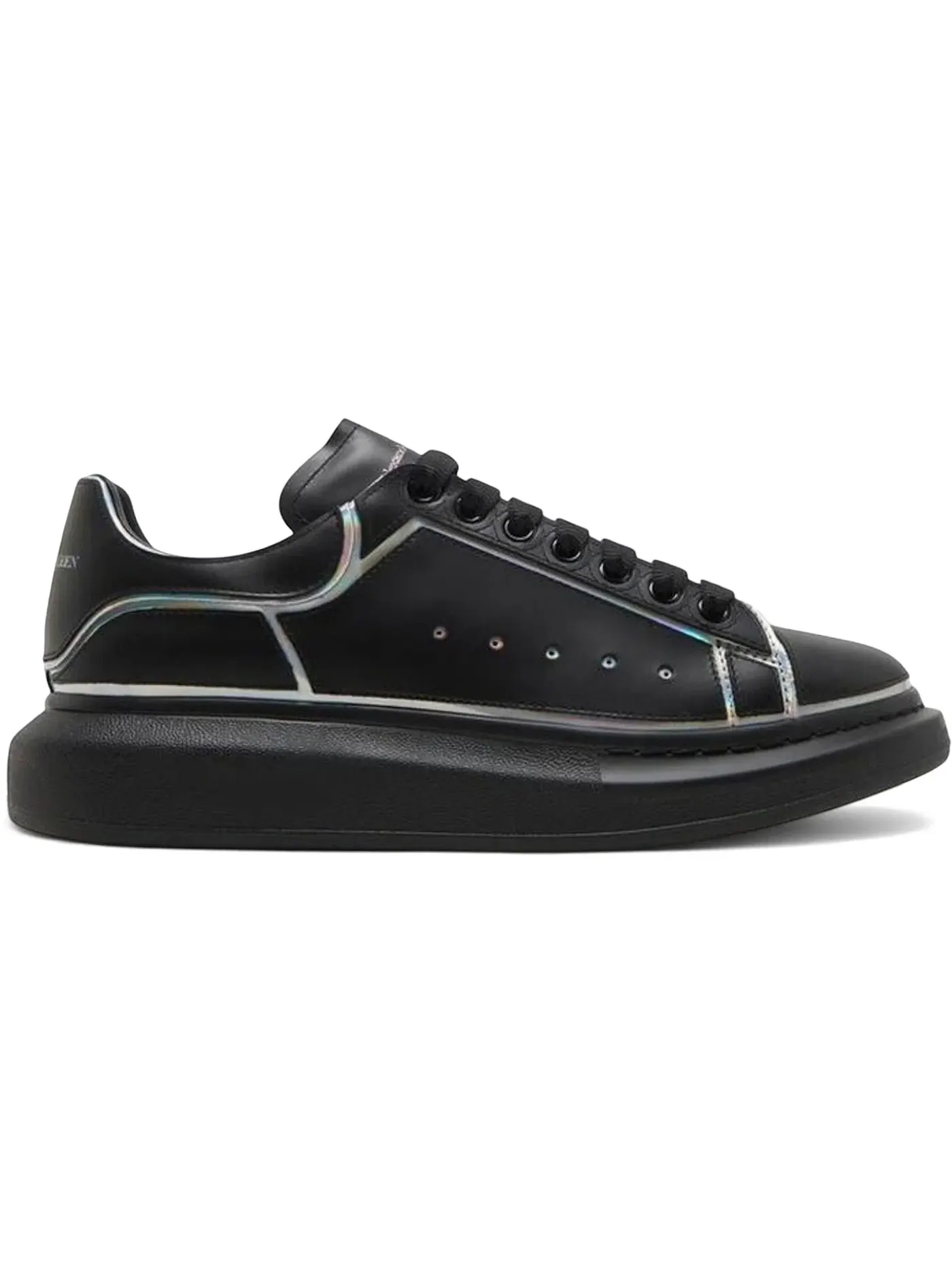 Мужские кроссовки с принтом Alexander McQueen Oversized Alexander McQueen — изображение 1 из 1, черный/серебристый