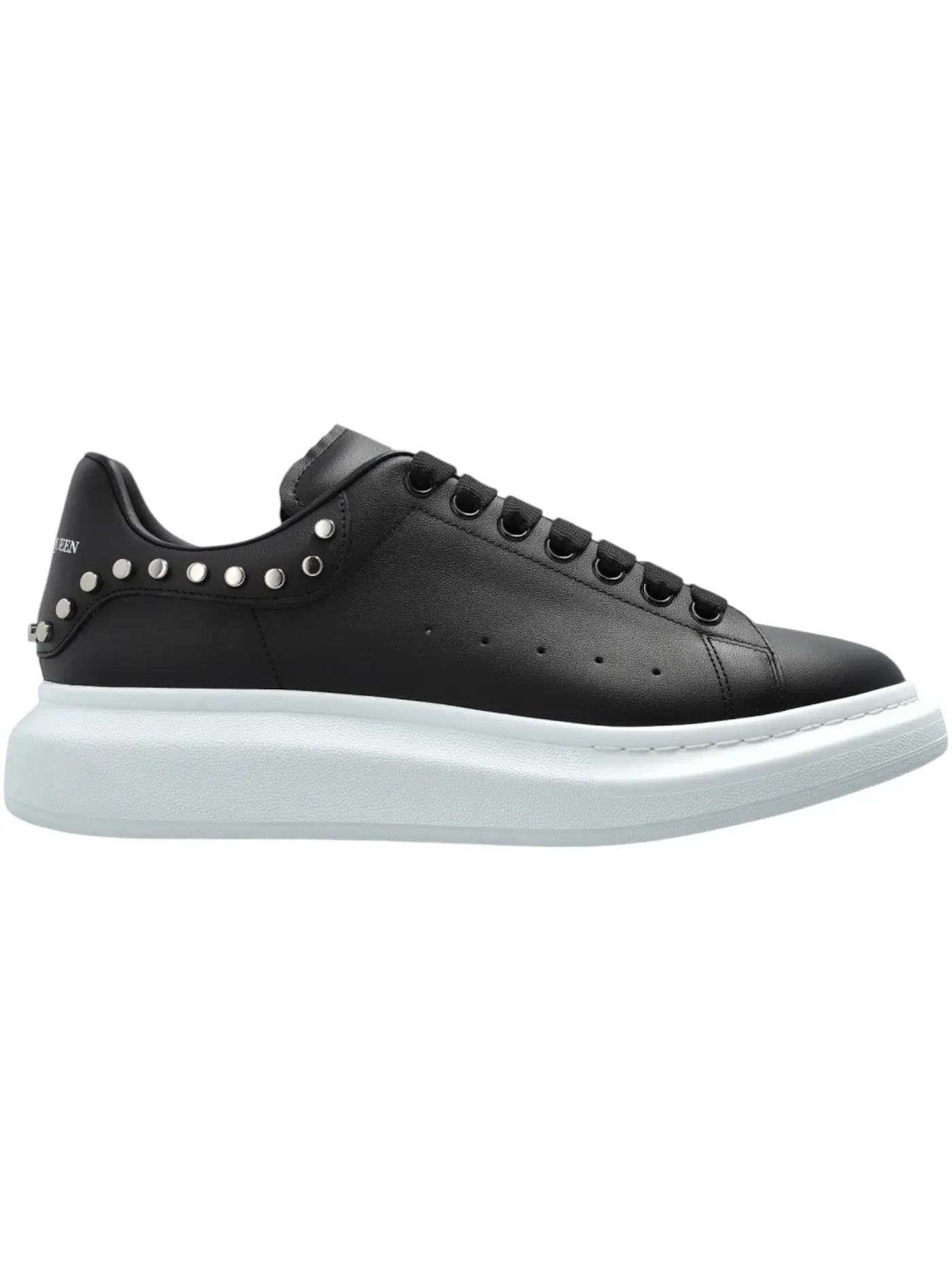 Мужские кроссовки с шипами Alexander McQueen Oversized — изображение 1 из 1, черный/серебристый