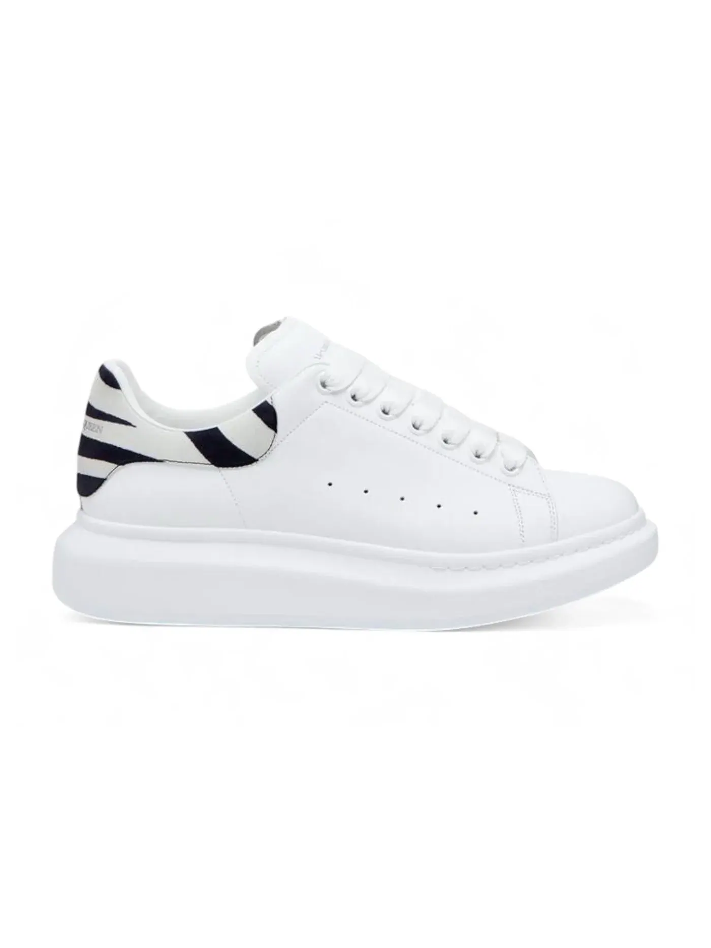 Мужские кроссовки с принтом Alexander McQueen Oversized Alexander McQueen — изображение 1 из 1, черный/белый