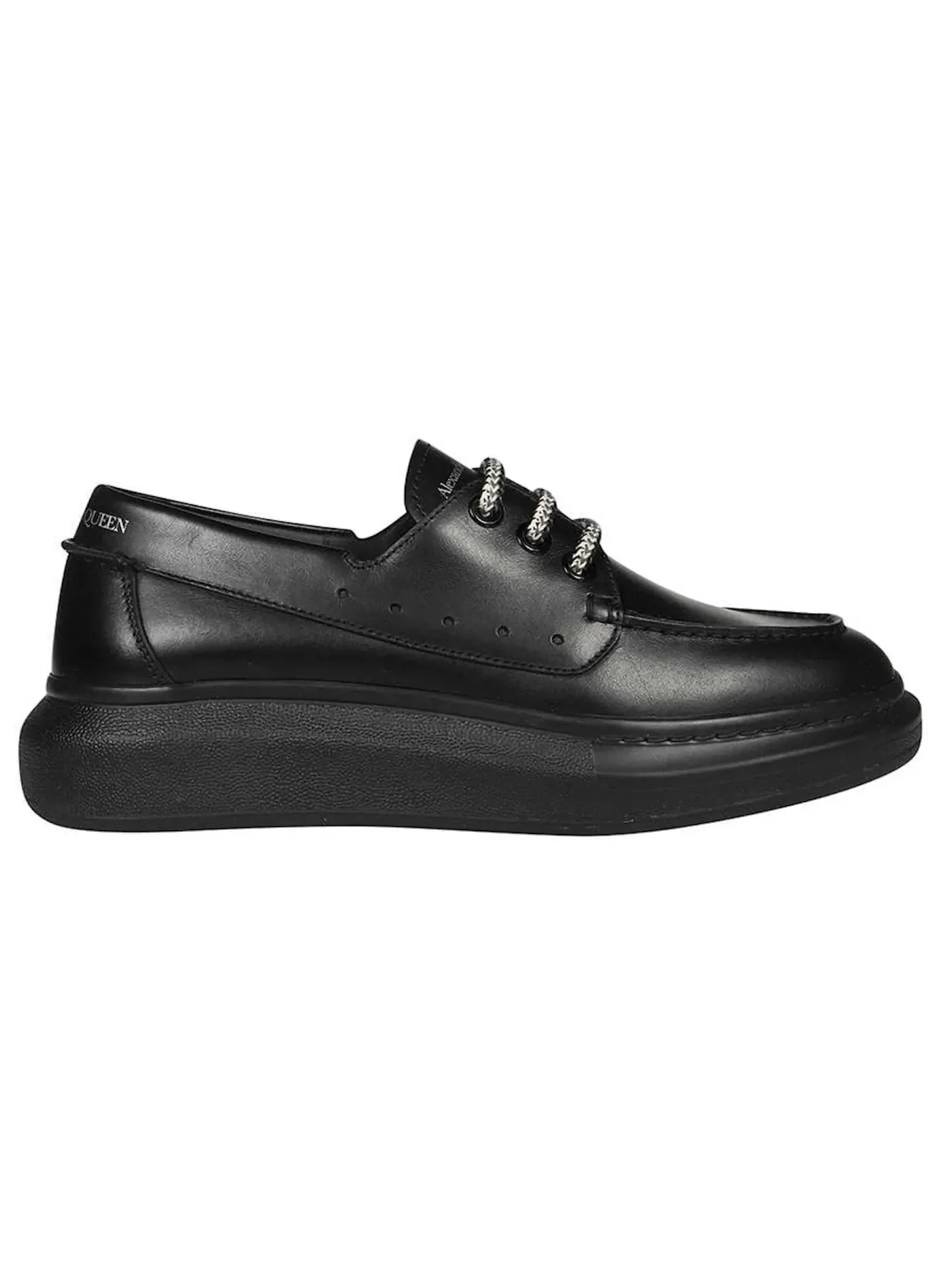 Мужские кеды Oversized Boat Alexander McQueen — изображение 1 из 1, черный