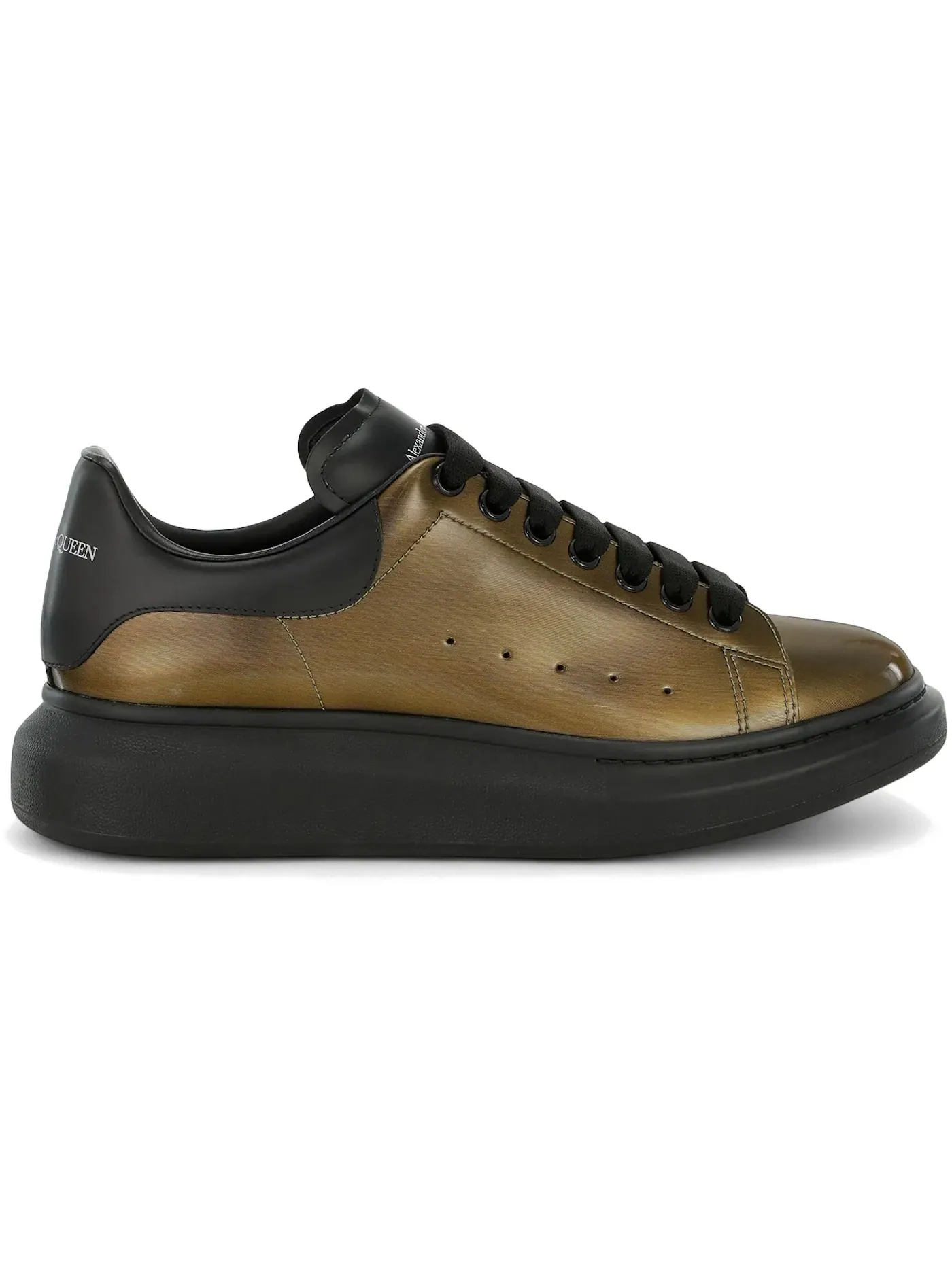Мужские кроссовки Oversized Alexander McQueen — изображение 1 из 1, золотистый/черный