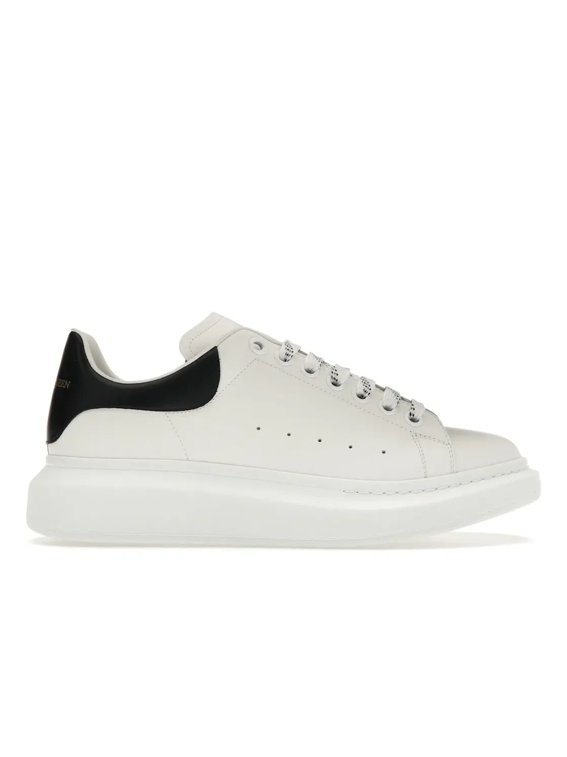 Мужские кроссовки Oversized Alexander McQueen — изображение 1 из 4, белый/черный