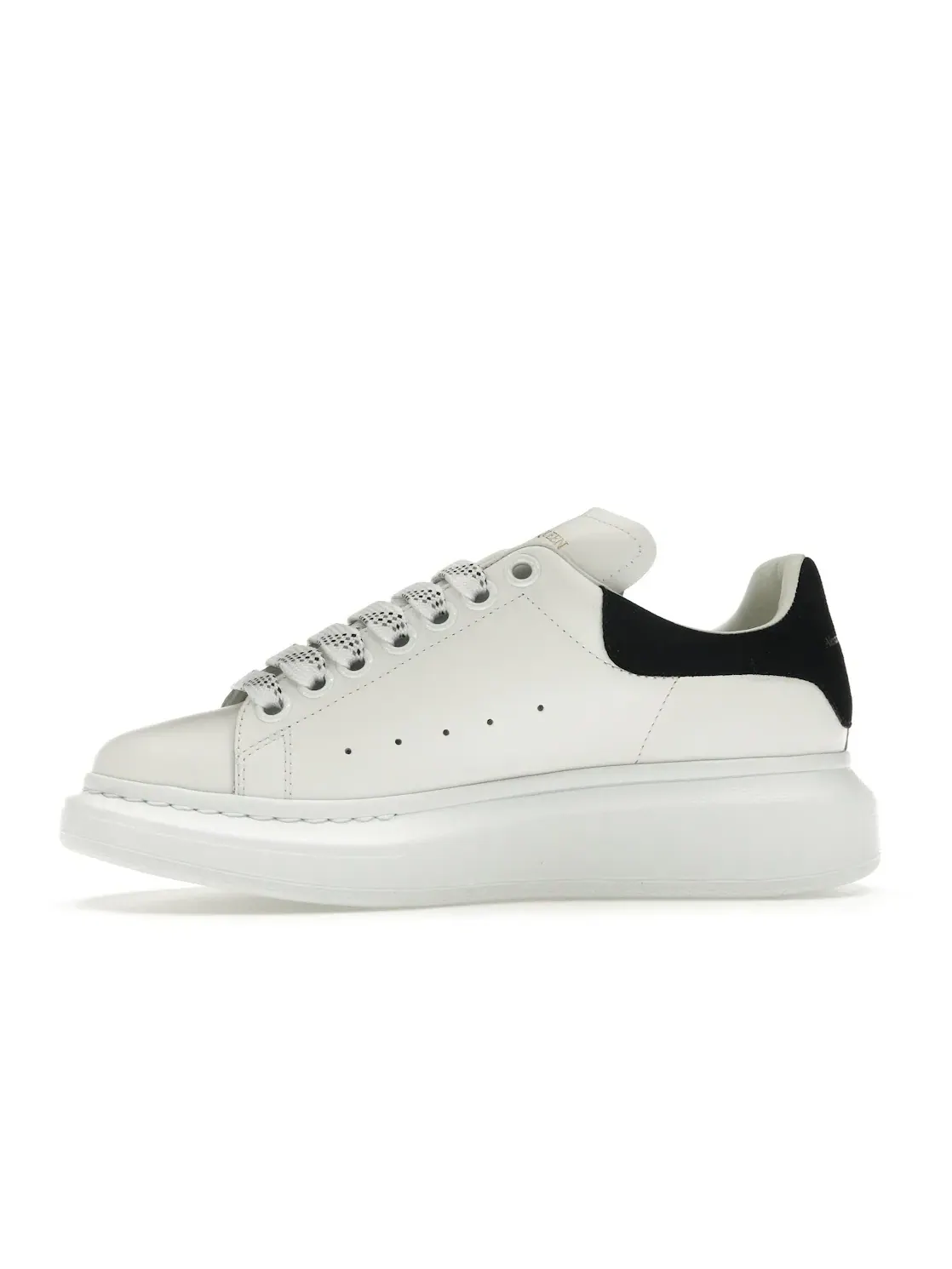 Женские кроссовки Oversized Alexander McQueen — изображение 3 из 4, белый/черный