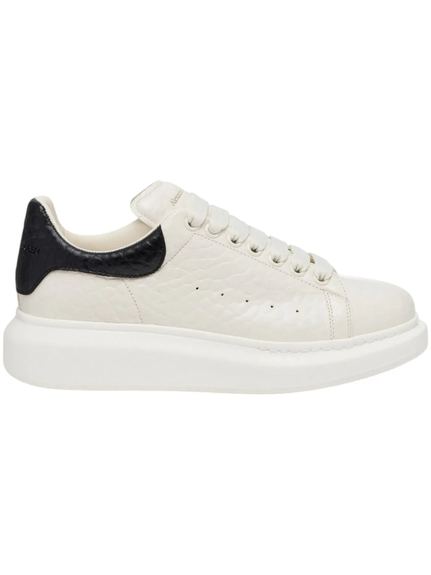 Мужские кроссовки Oversized Alexander McQueen — изображение 1 из 1, белый/черный