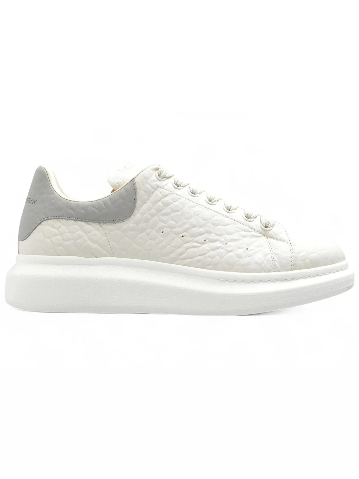 Мужские кроссовки Oversized Alexander McQueen — изображение 1 из 1, белый/серый