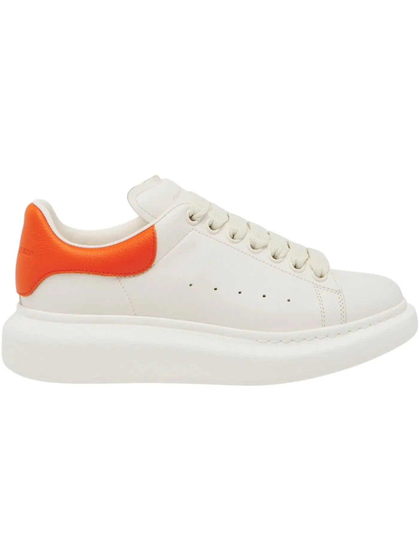 Мужские кеды Oversized Alexander McQueen — изображение 1 из 1, белый/оранжевый