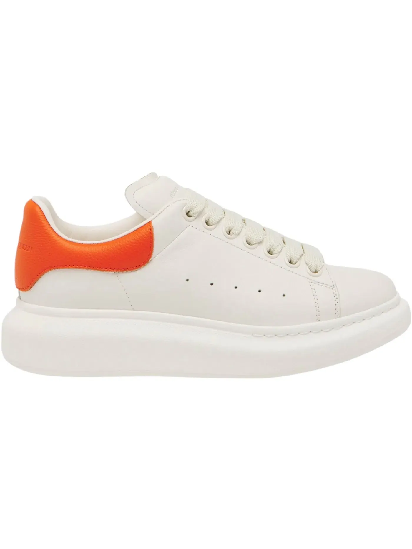 Женские кроссовки Oversized Alexander McQueen — изображение 1 из 1, белый/оранжевый
