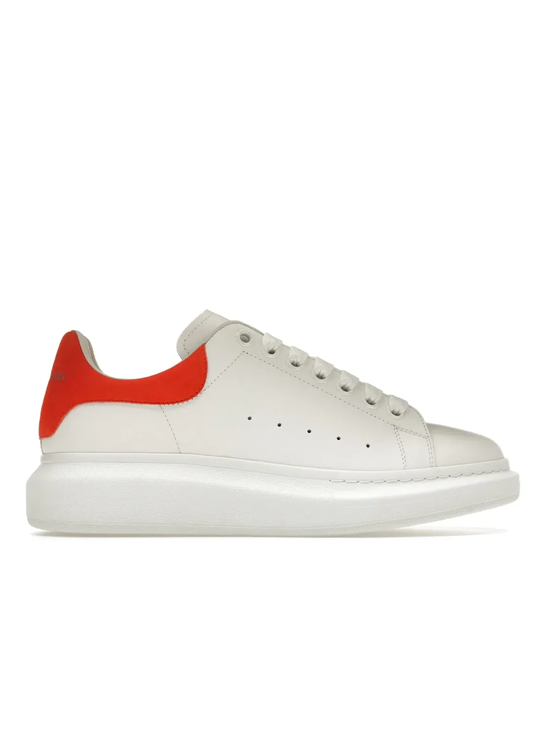 Мужские кроссовки Oversized Alexander McQueen — изображение 1 из 4, белый оранжевый