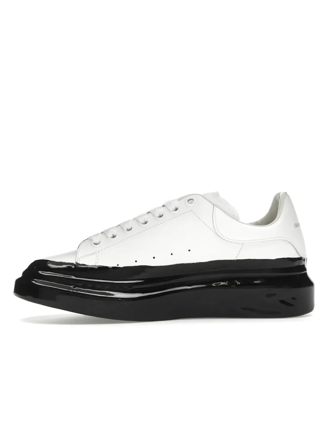 Мужские кроссовки с окрашенным дизайном Alexander McQueen Oversized — изображение 3 из 4, белый/черный