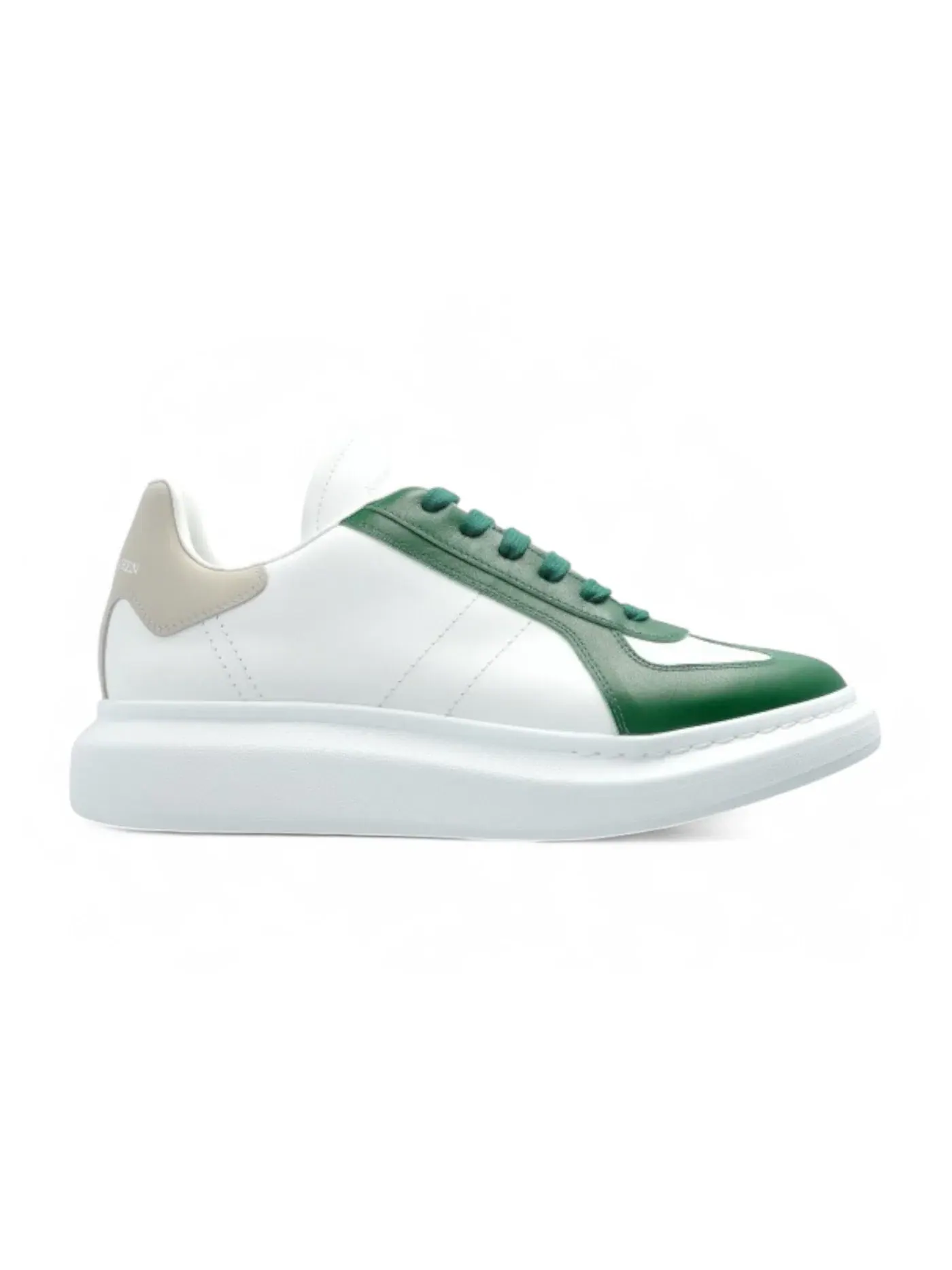 Мужские кроссовки Oversized Retro Alexander McQueen — изображение 1 из 1, белый/зеленый
