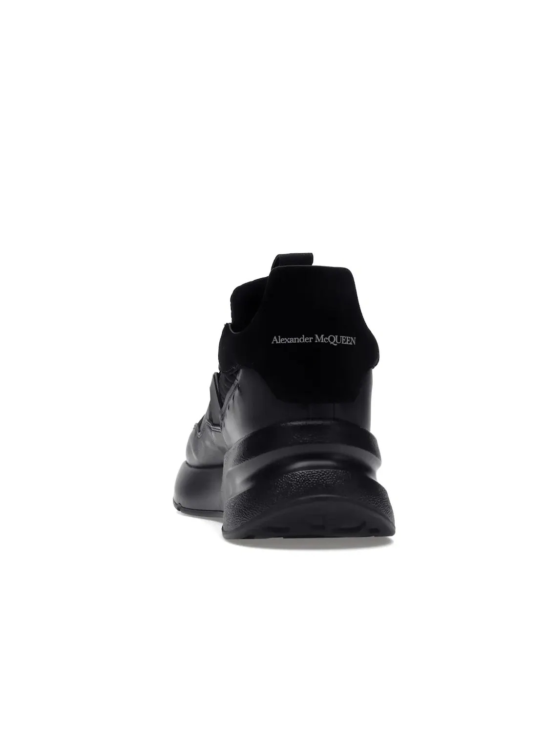 Мужские кроссовки на шнуровке Alexander McQueen Oversized Runner — изображение 4 из 4, черный