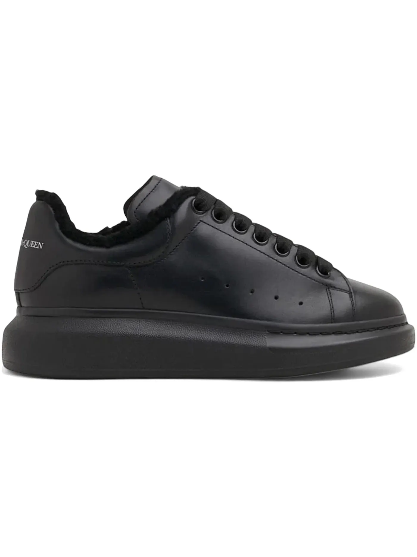 Мужские кроссовки с овчиной Alexander McQueen Oversized Alexander McQueen — изображение 1 из 1, черный
