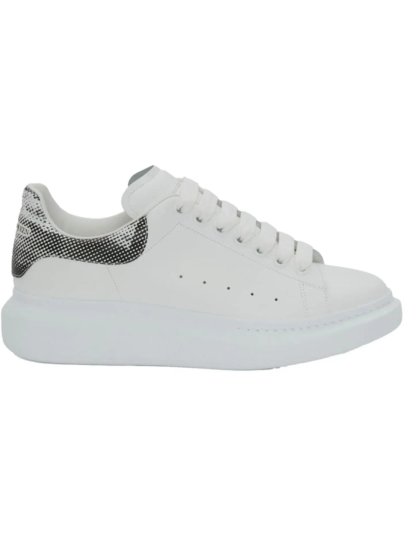 Мужские кроссовки с принтом Alexander McQueen Oversized Alexander McQueen — изображение 1 из 1, белый/черный