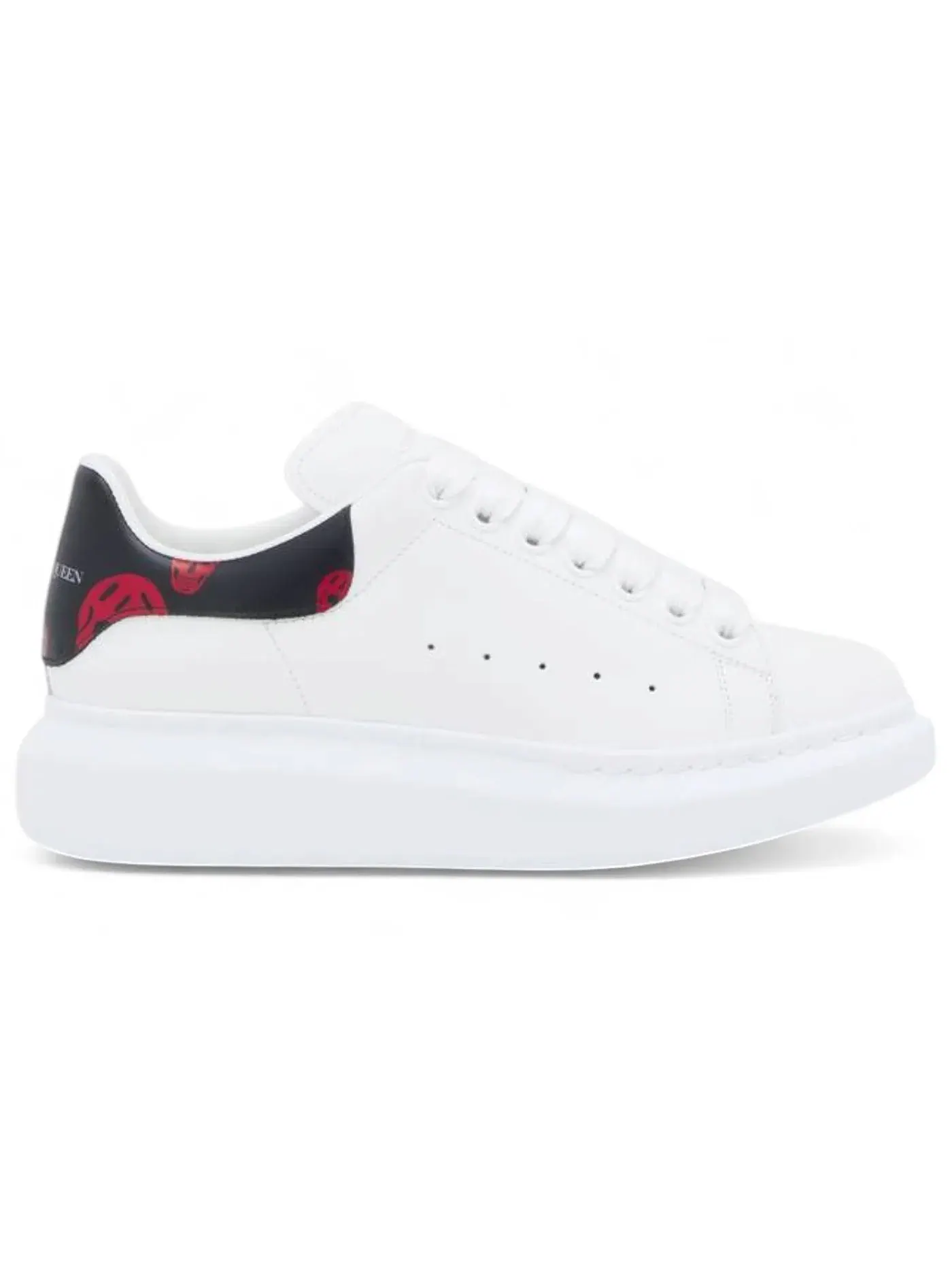 Мужские кроссовки с принтом Alexander McQueen Oversized Alexander McQueen — изображение 1 из 1, белый/черный/красный