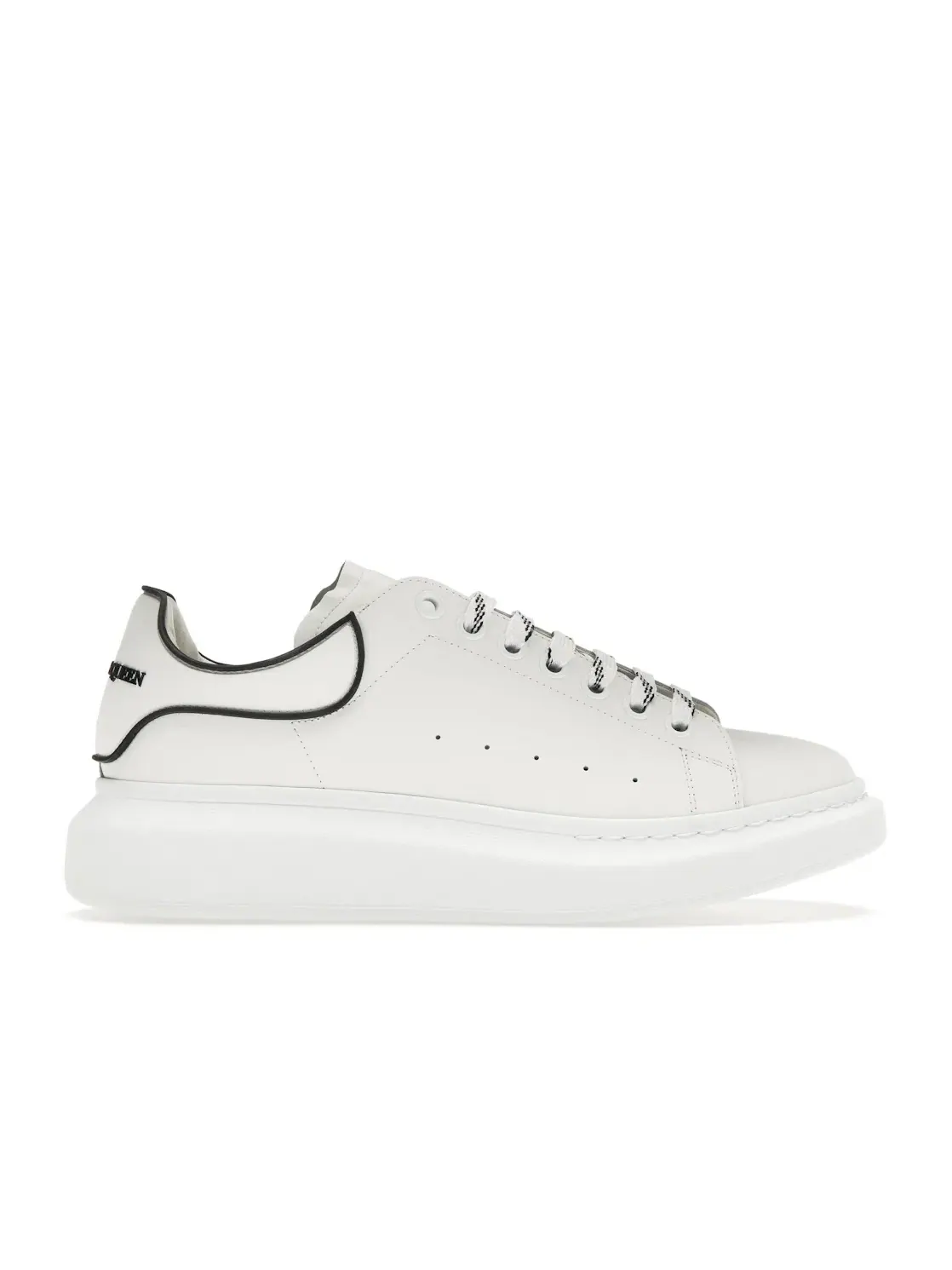 Мужские кроссовки на толстой подошве Alexander McQueen Oversized — изображение 1 из 4, белый/черный