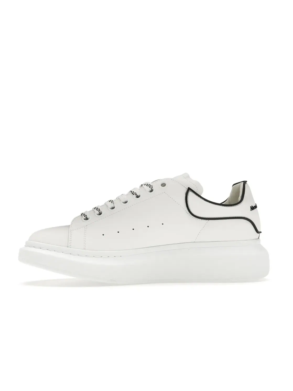 Мужские кроссовки на толстой подошве Alexander McQueen Oversized — изображение 3 из 4, белый/черный
