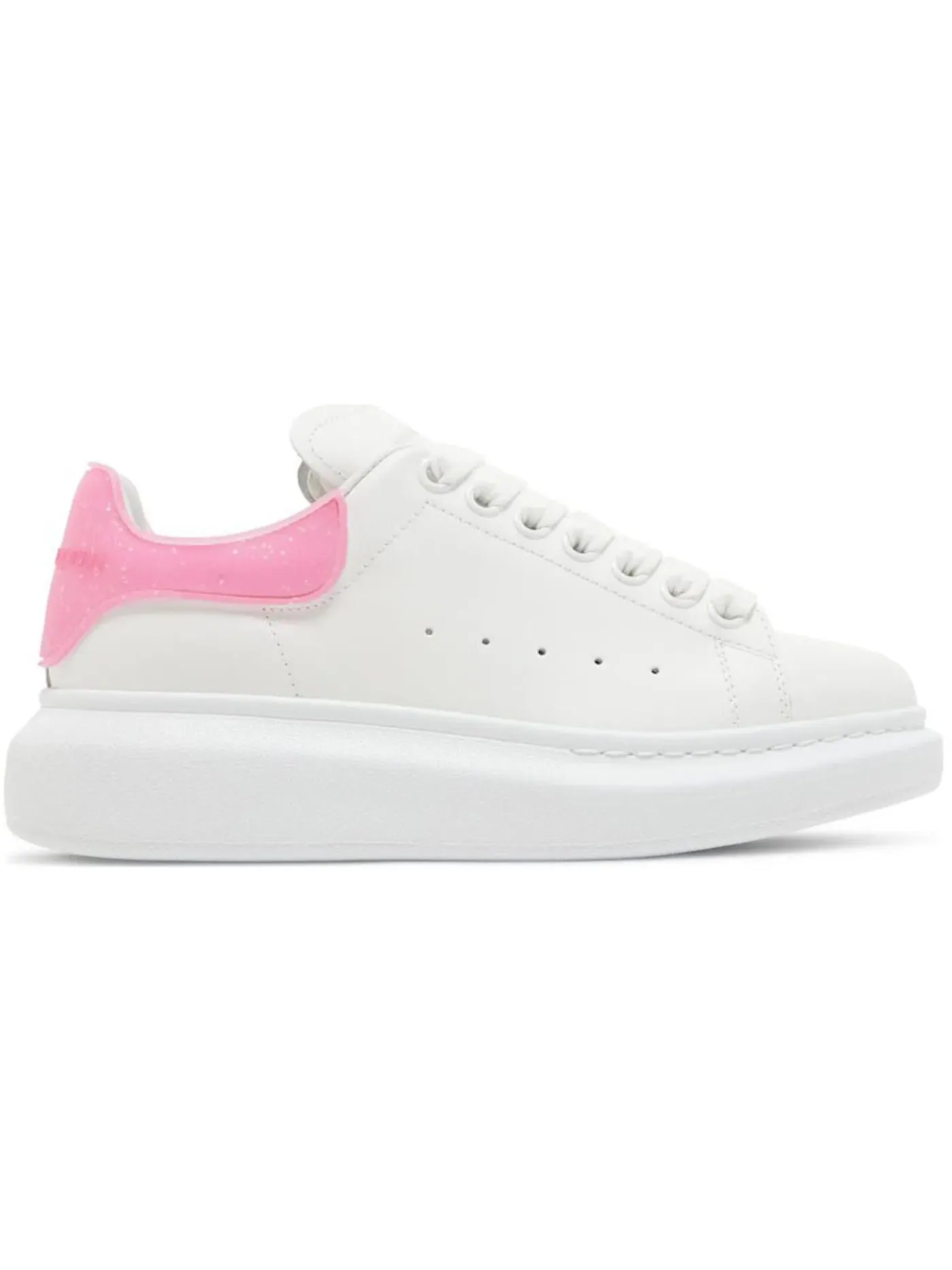 Женские кроссовки Oversized Alexander McQueen — изображение 1 из 1, белый/яркий розовый
