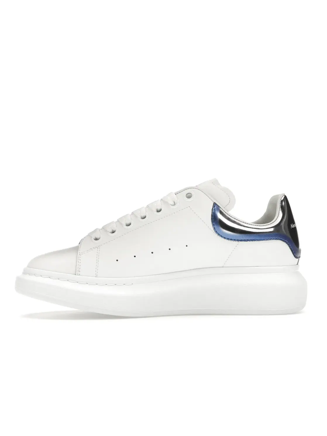 Мужские кроссовки Oversized Alexander McQueen — изображение 3 из 4, белый/серебристый