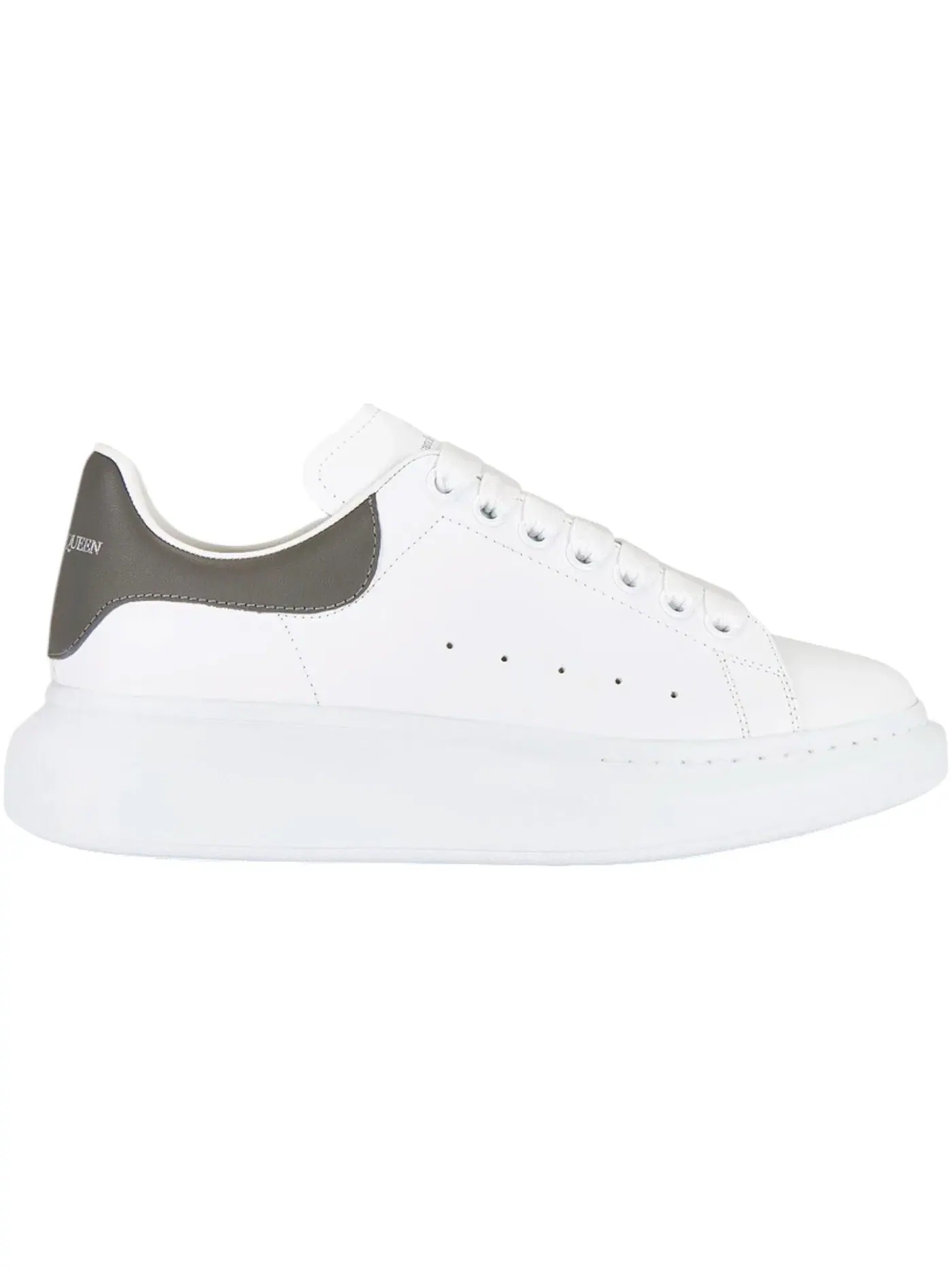 Мужские кроссовки Oversized Alexander McQueen — изображение 1 из 1, белый/серый