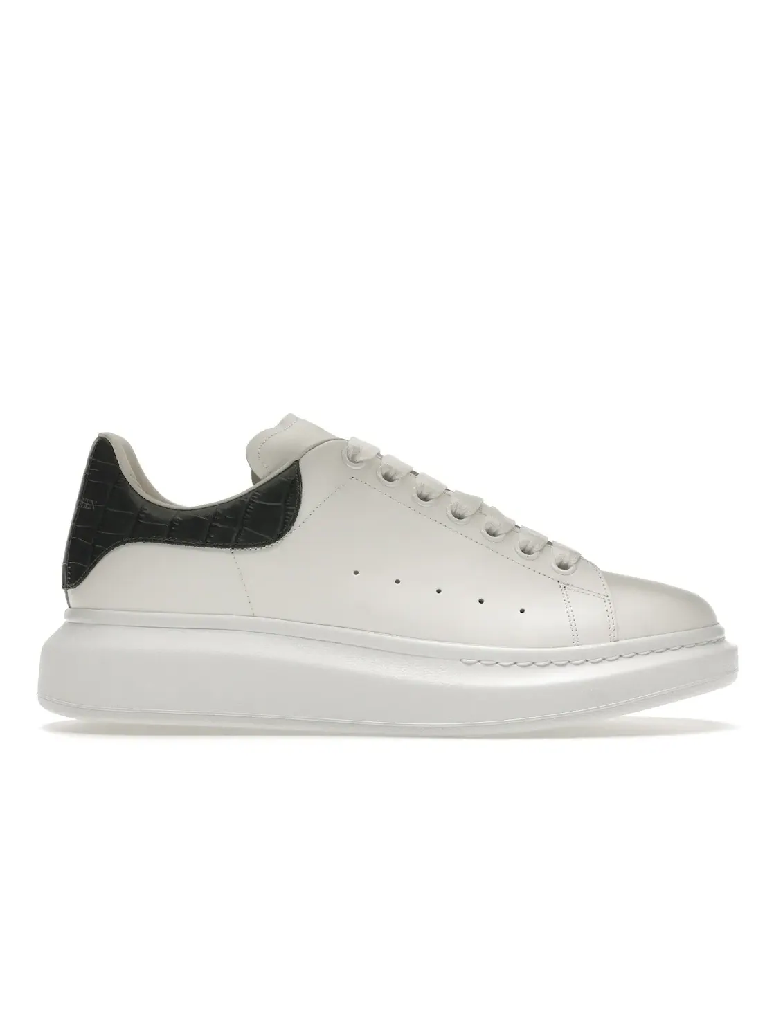 Мужские кроссовки Oversized Alexander McQueen — изображение 1 из 4, белый зеленый
