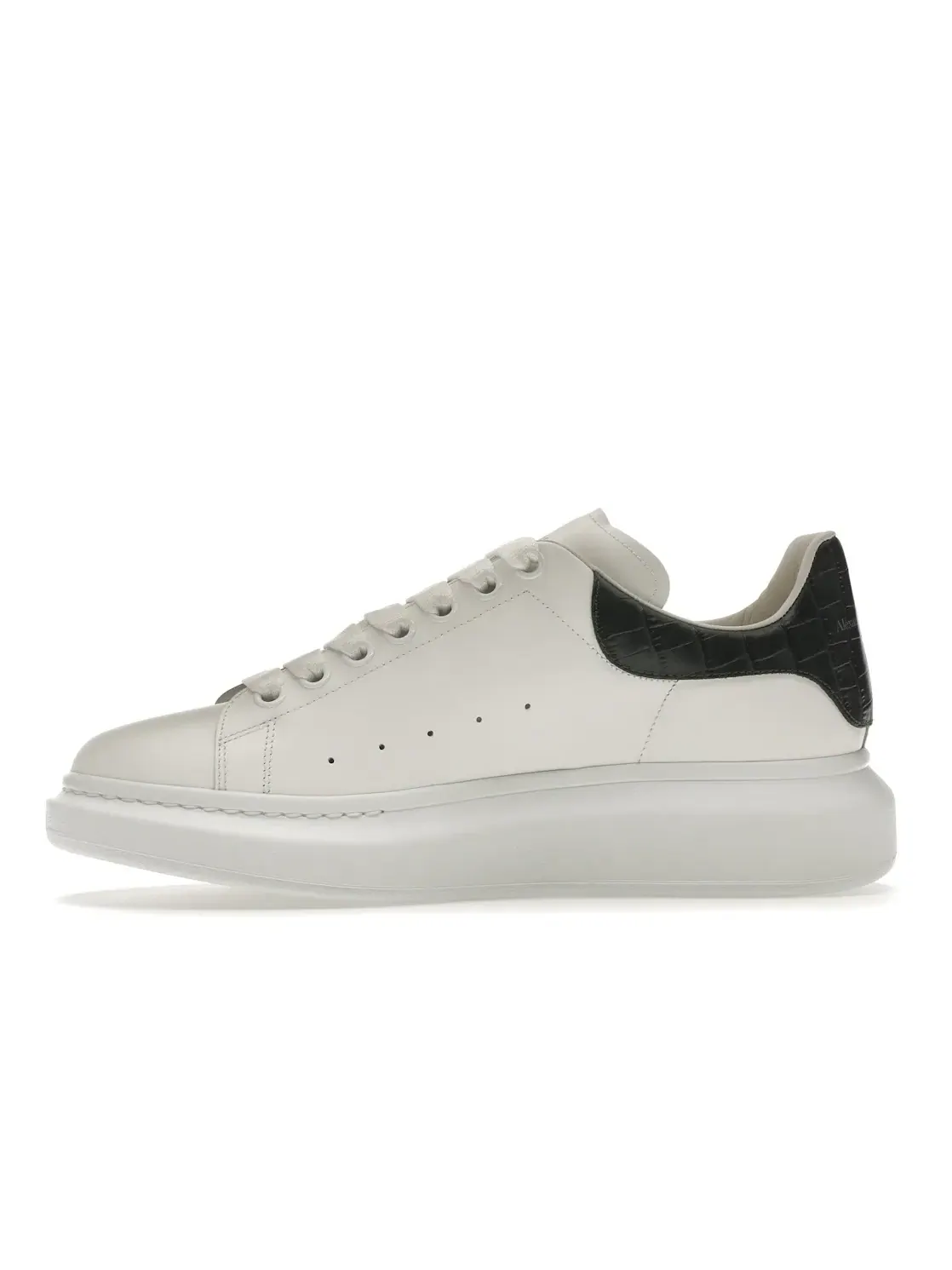 Мужские кроссовки Oversized Alexander McQueen — изображение 3 из 4, белый зеленый