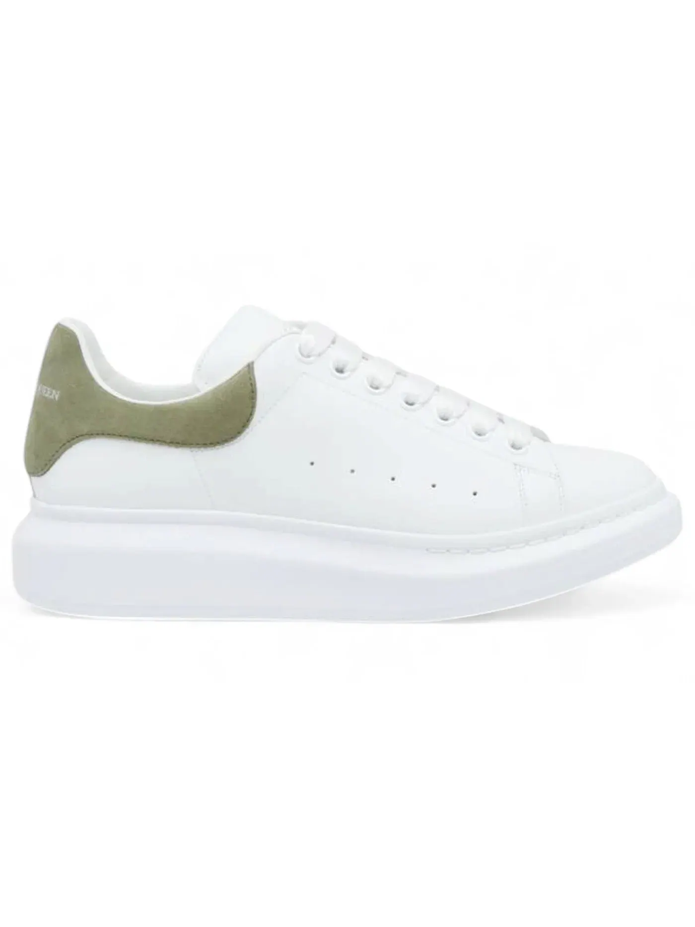 Мужские кроссовки Oversized Alexander McQueen — изображение 1 из 1, белый/зеленый
