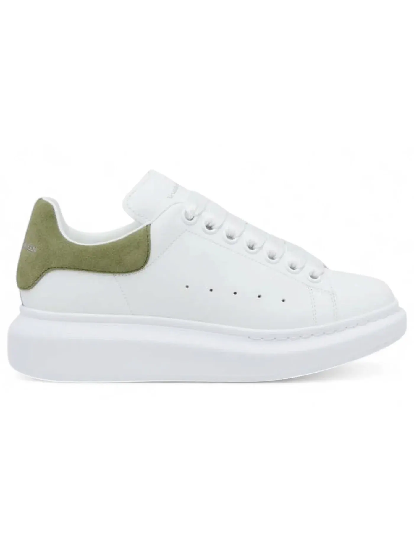 Женские кроссовки Oversized Alexander McQueen — изображение 1 из 1, белый/зеленый