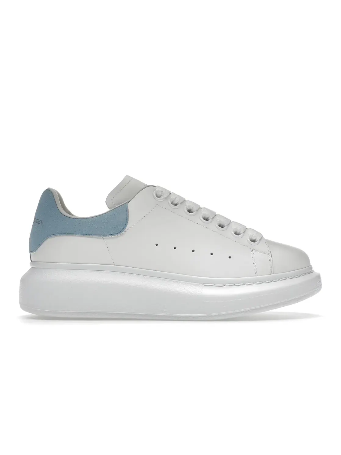 Женские кроссовки Oversized Alexander McQueen — изображение 1 из 4, белый/серый-синий