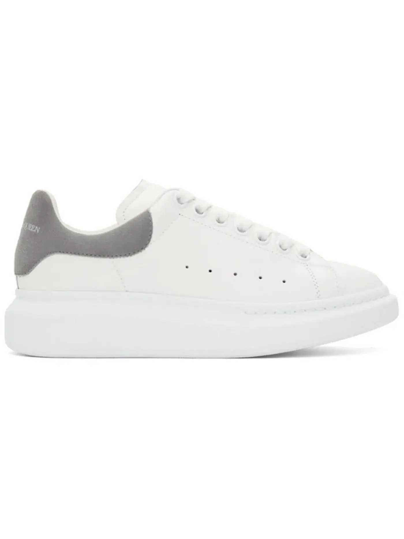 Мужские кроссовки Oversized Alexander McQueen — изображение 1 из 1, белый/серый